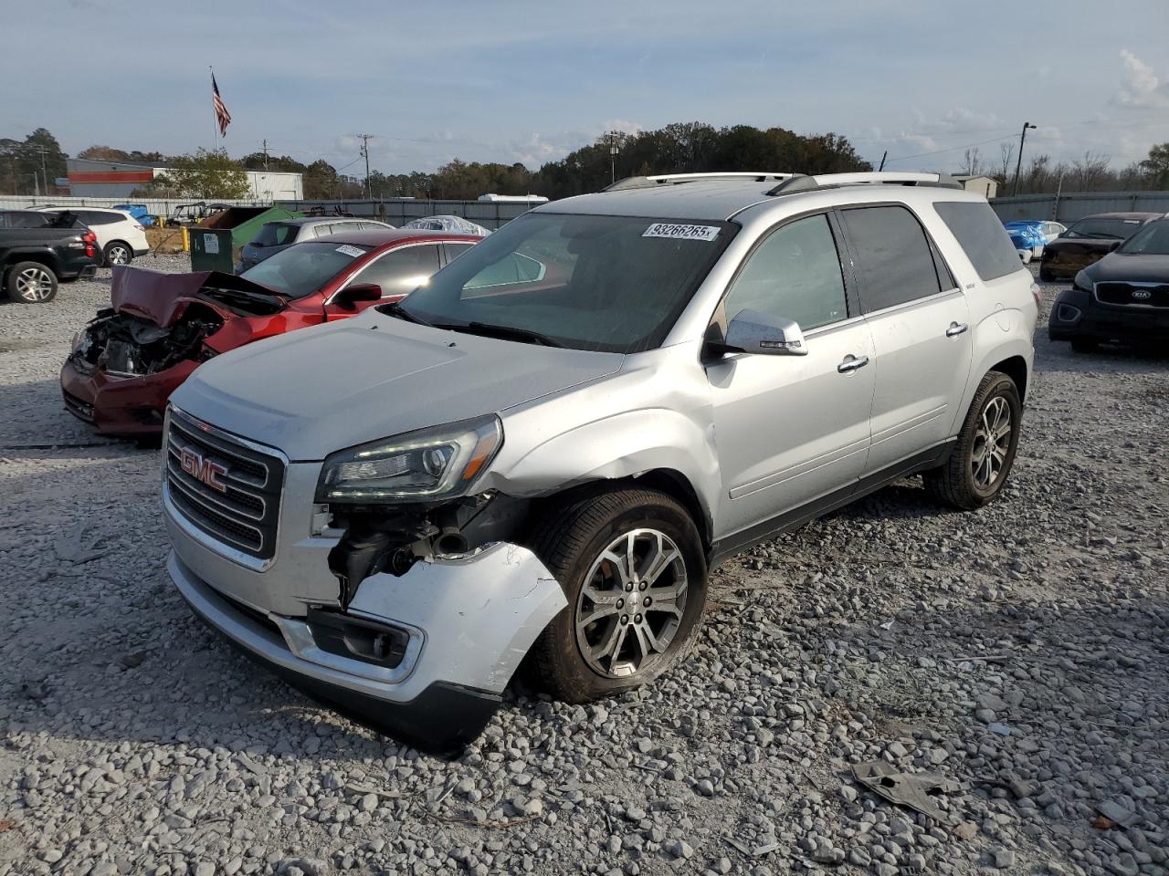 2016 Gmc Acadia Slt-1 Серебряный vin: 1GKKRRKD4GJ345334