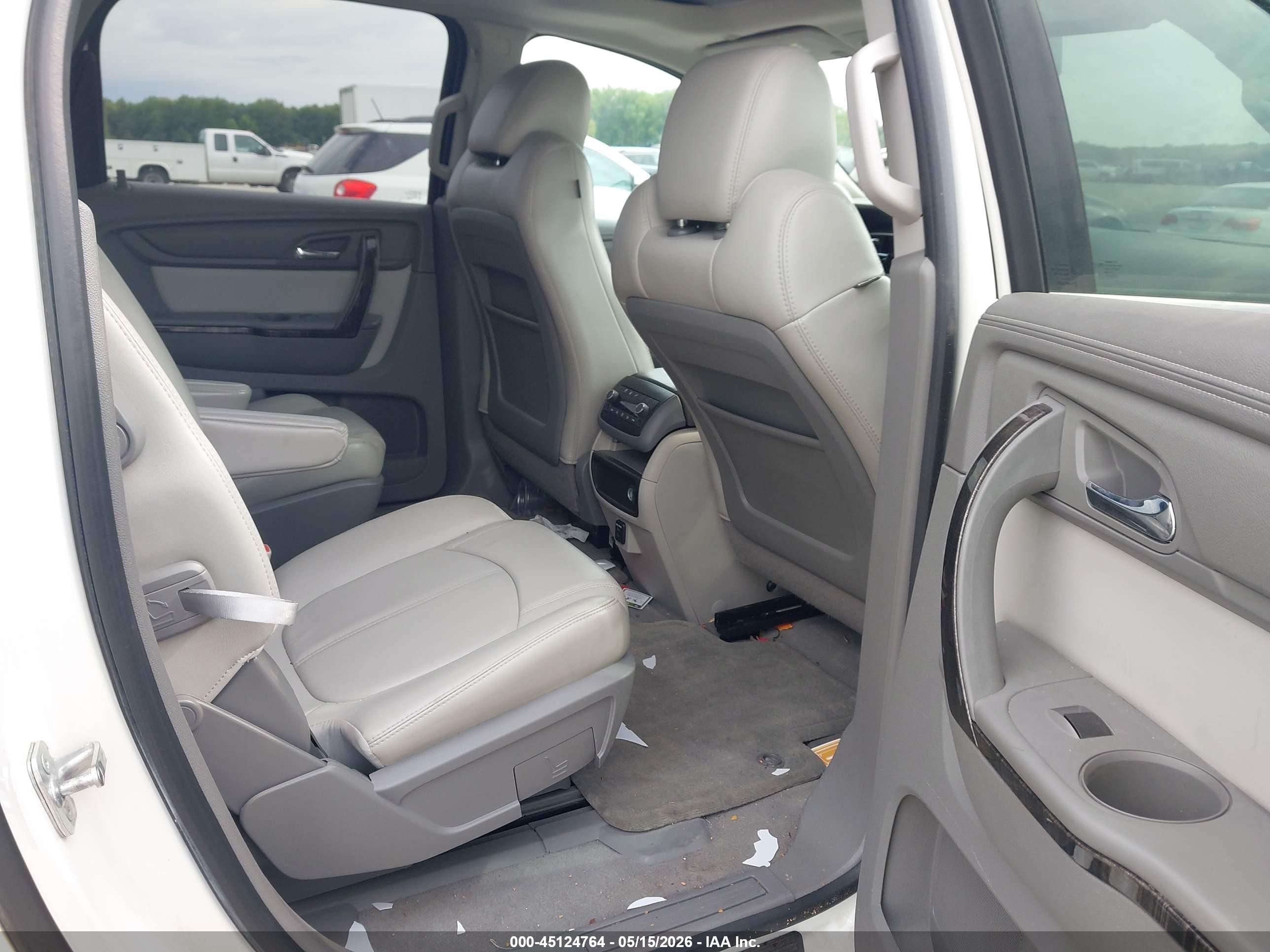 2015 Gmc Acadia Slt-1 White vin: 1GKKRRKD5FJ102744