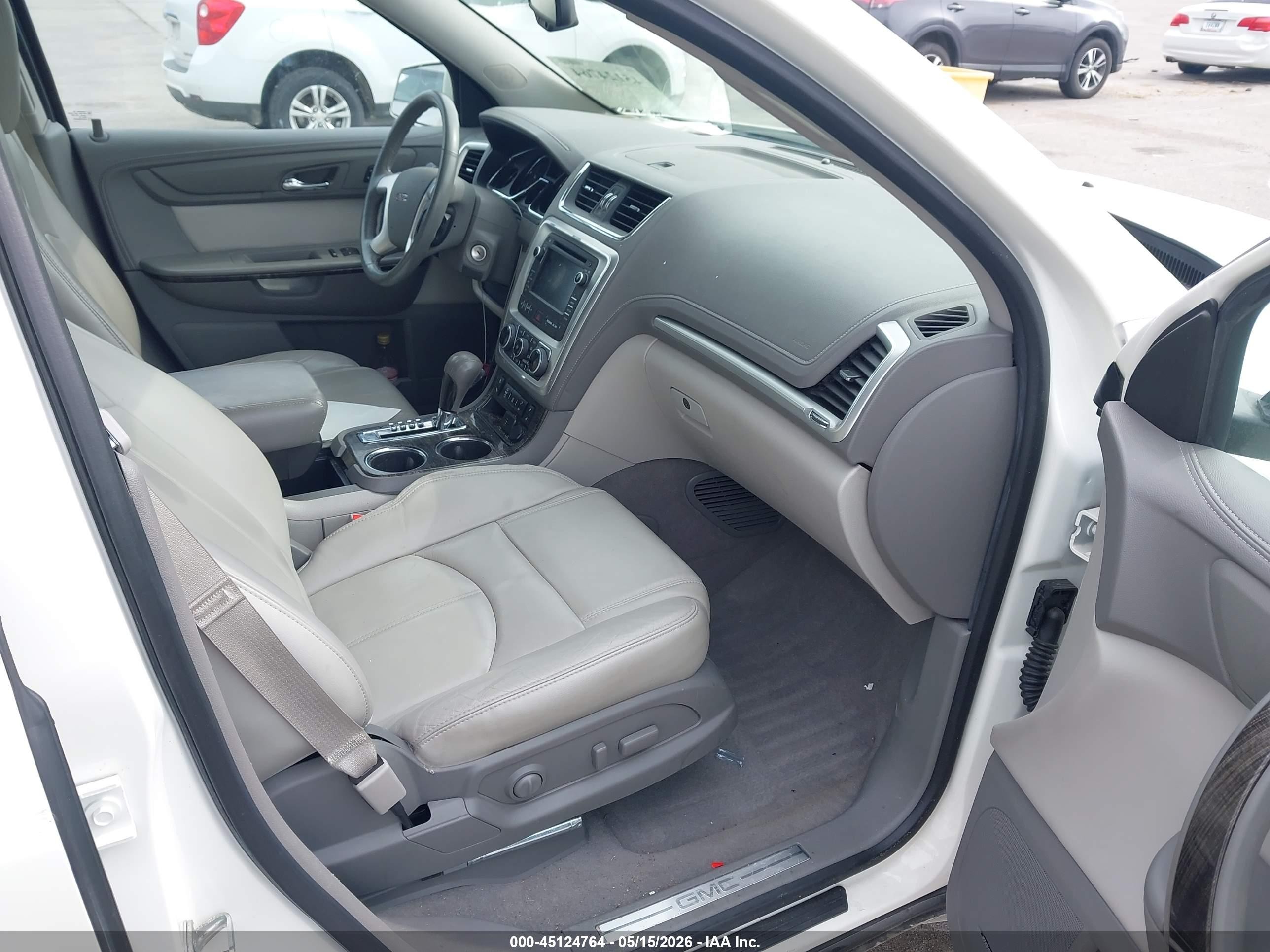 2015 Gmc Acadia Slt-1 White vin: 1GKKRRKD5FJ102744