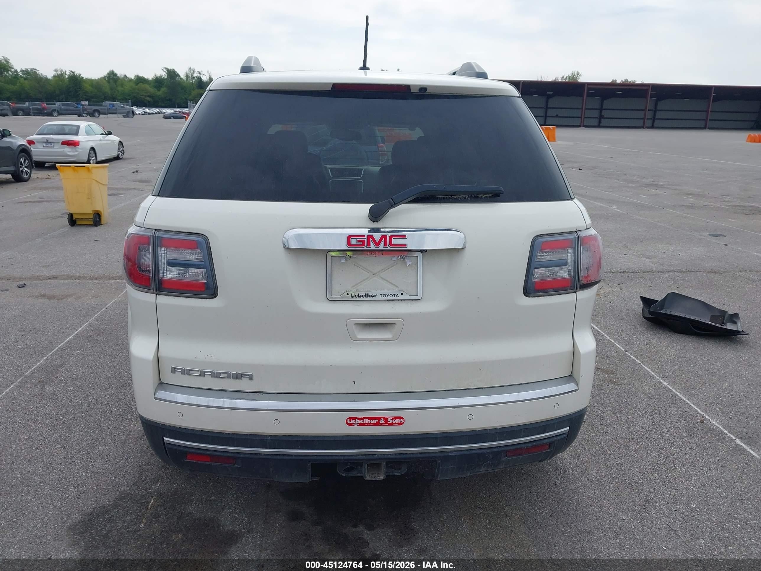 2015 Gmc Acadia Slt-1 White vin: 1GKKRRKD5FJ102744