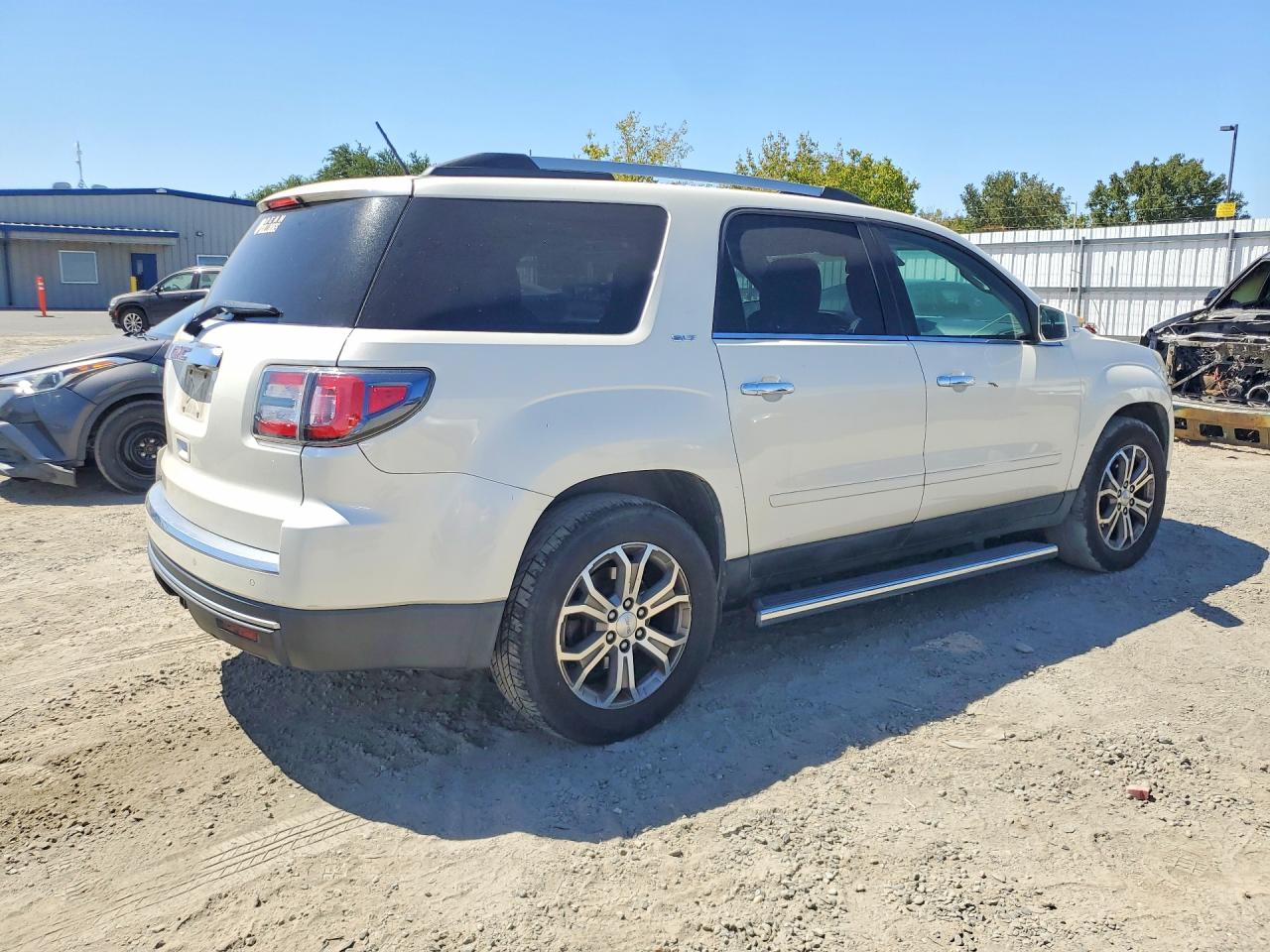 2015 Gmc Acadia Slt-1 White vin: 1GKKRRKD5FJ191571