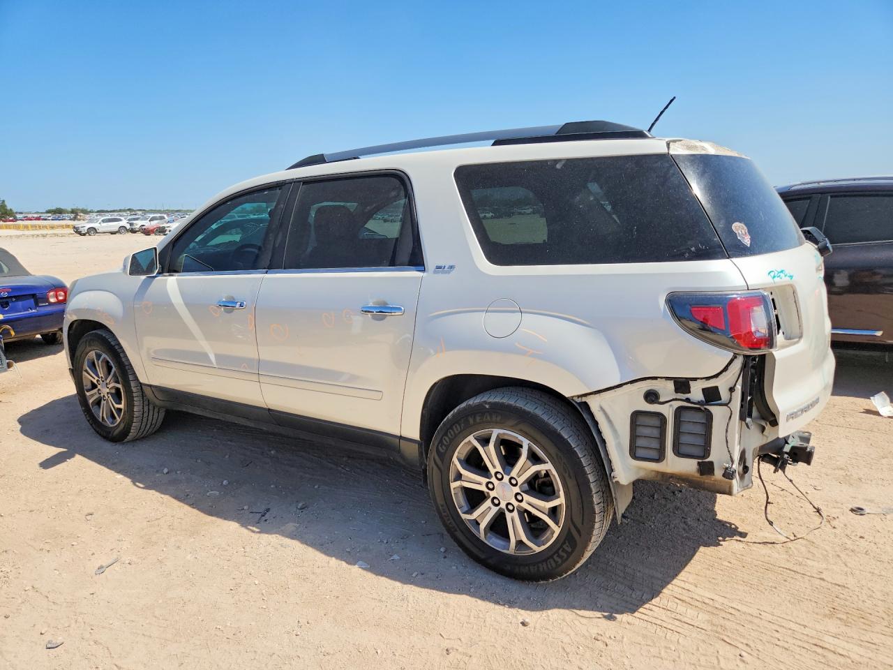 2015 Gmc Acadia Slt-1 White vin: 1GKKRRKD5FJ304497