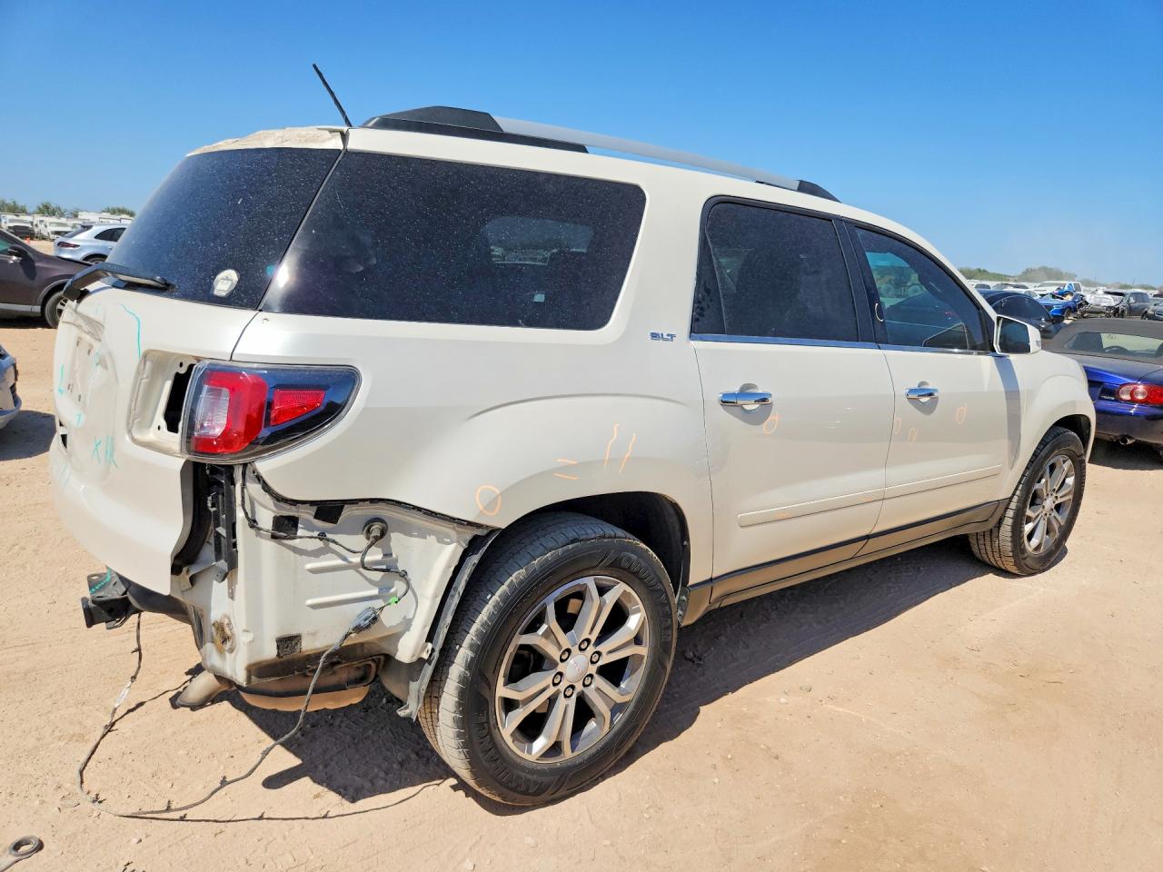 2015 Gmc Acadia Slt-1 White vin: 1GKKRRKD5FJ304497