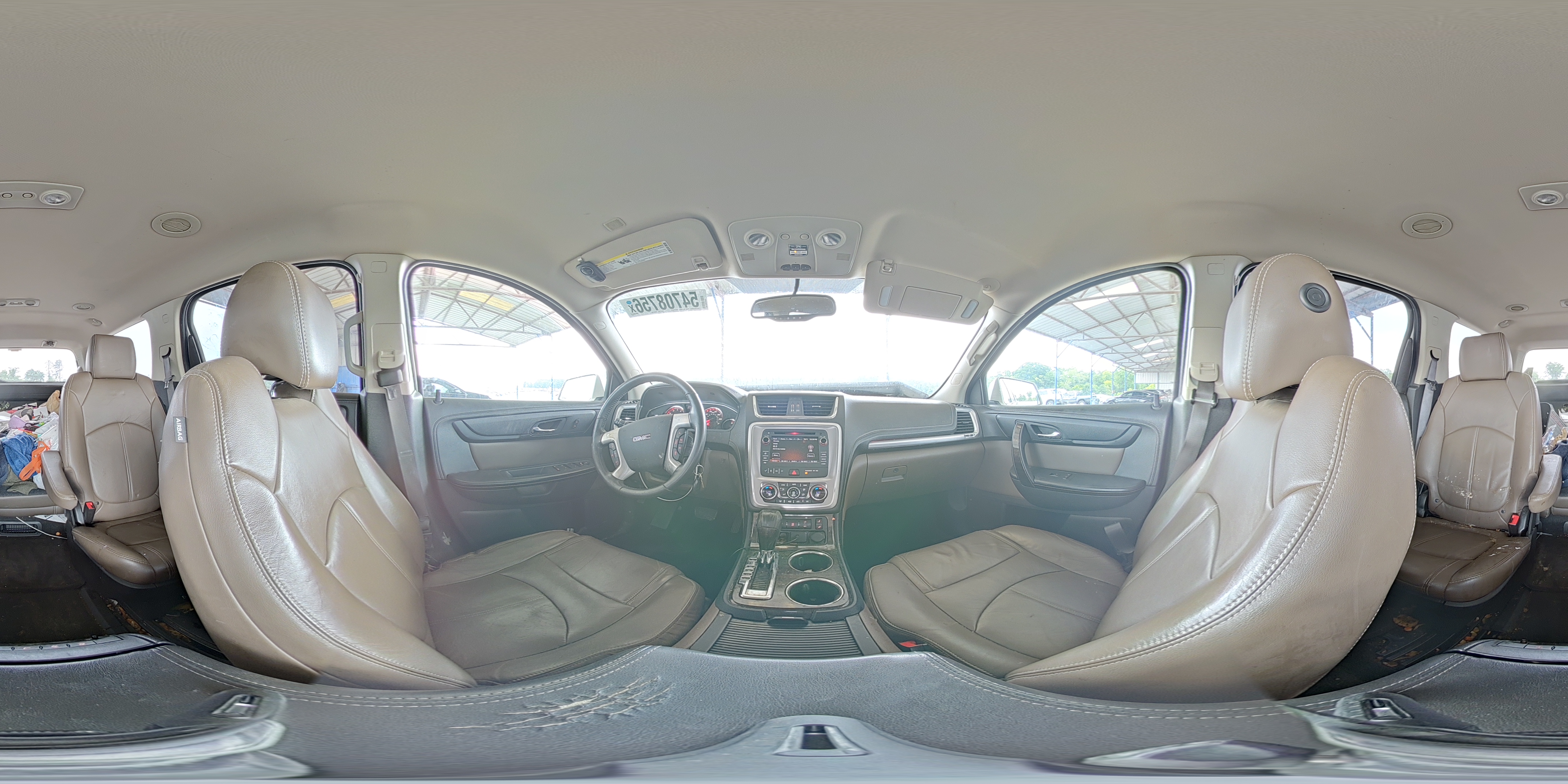 2015 Gmc Acadia Slt-1 White vin: 1GKKRRKD5FJ333806