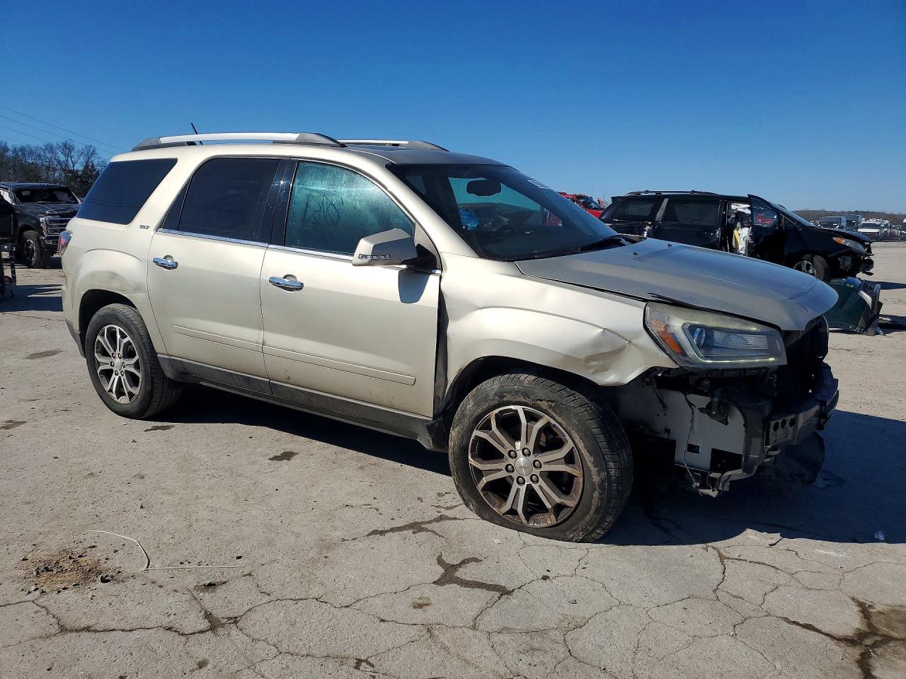 2014 Gmc Acadia Slt-1 Бежевый vin: 1GKKRRKD6EJ107420