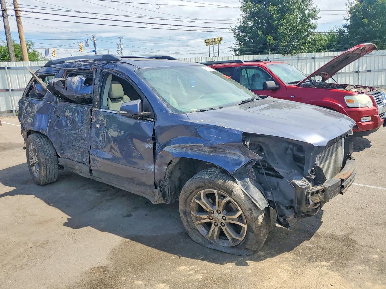 2014 Gmc Acadia Slt-1 Blue vin: 1GKKRRKD6EJ262565