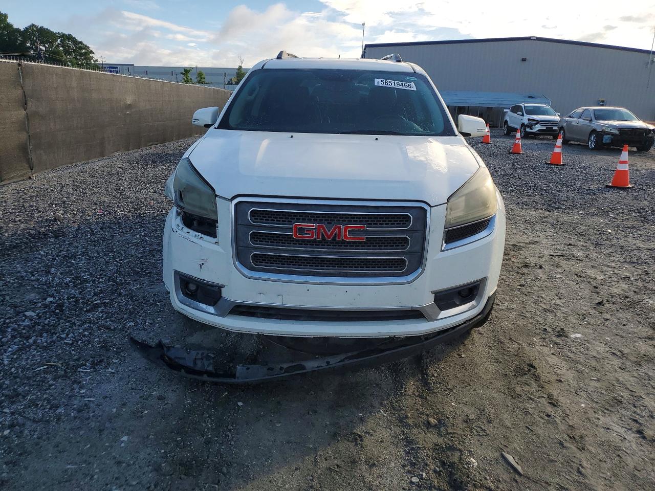2014 Gmc Acadia Slt-1 White vin: 1GKKRRKD6EJ286056