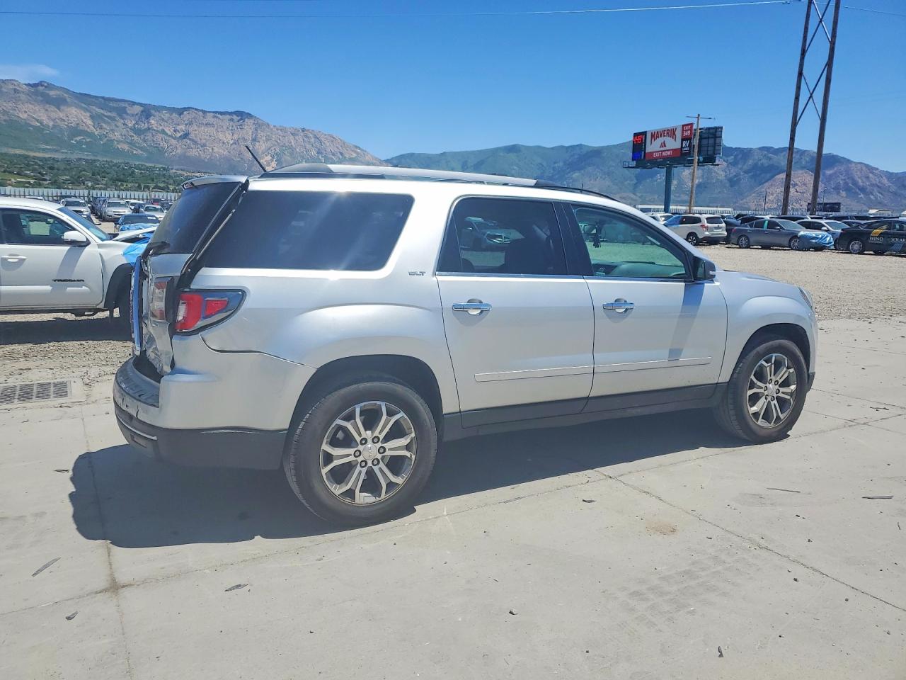 2014 Gmc Acadia Silver vin: 1GKKRRKD6EJ334669