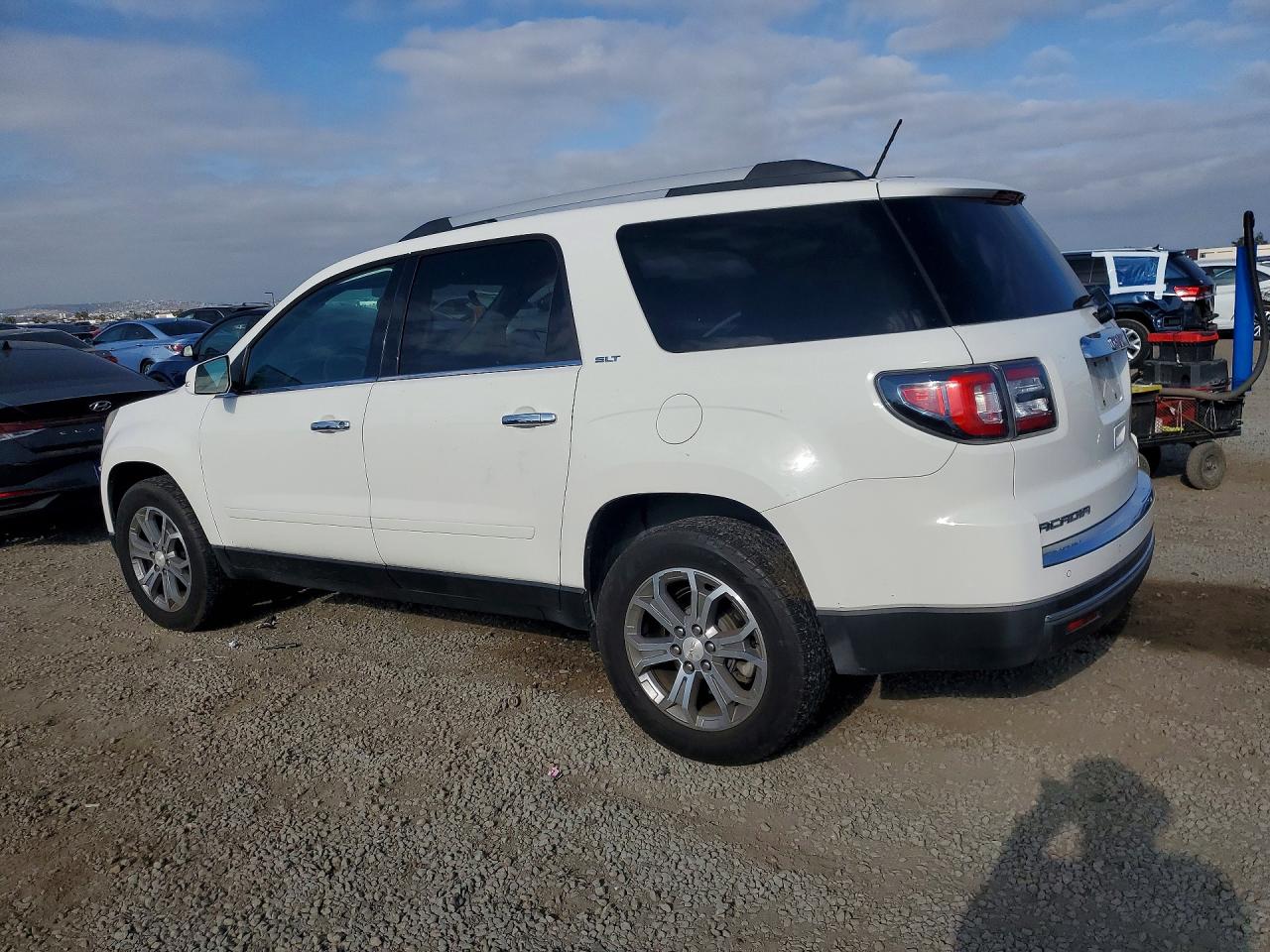 2015 Gmc Acadia Slt-1 Белый vin: 1GKKRRKD6FJ318456