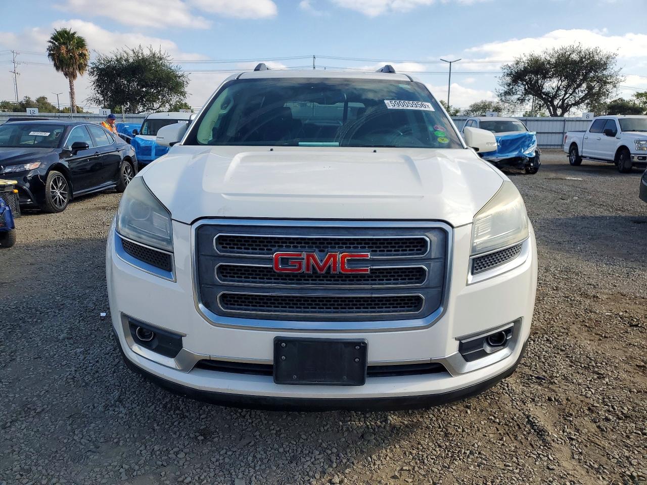 2015 Gmc Acadia Slt-1 Белый vin: 1GKKRRKD6FJ318456