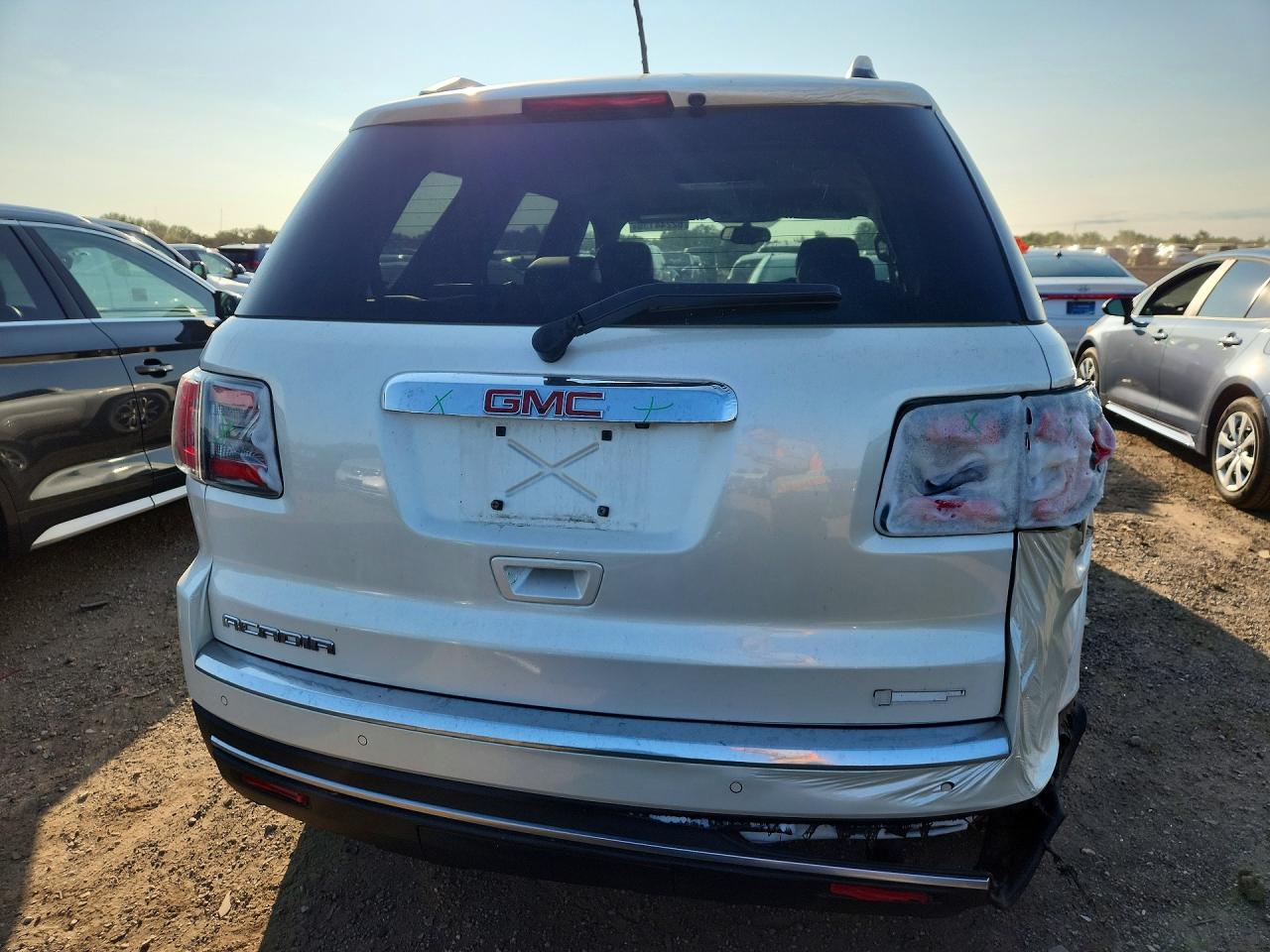 2013 Gmc Acadia Slt-1 White vin: 1GKKRRKD7DJ241237