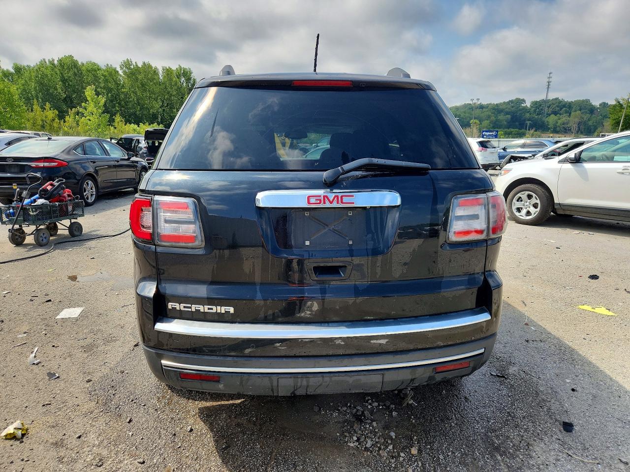2014 Gmc Acadia Slt-1 Black vin: 1GKKRRKD7EJ276023
