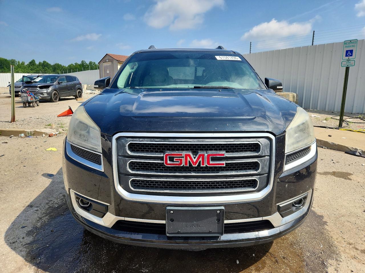 2014 Gmc Acadia Slt-1 Black vin: 1GKKRRKD7EJ276023
