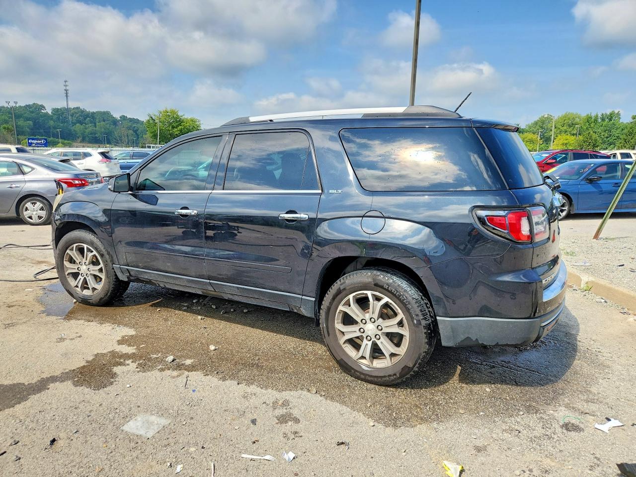 2014 Gmc Acadia Slt-1 Black vin: 1GKKRRKD7EJ276023