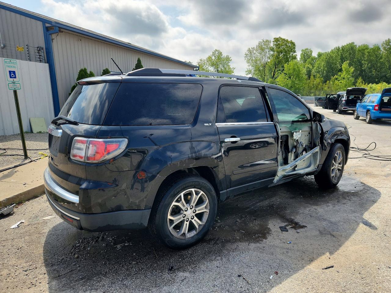 2014 Gmc Acadia Slt-1 Black vin: 1GKKRRKD7EJ276023