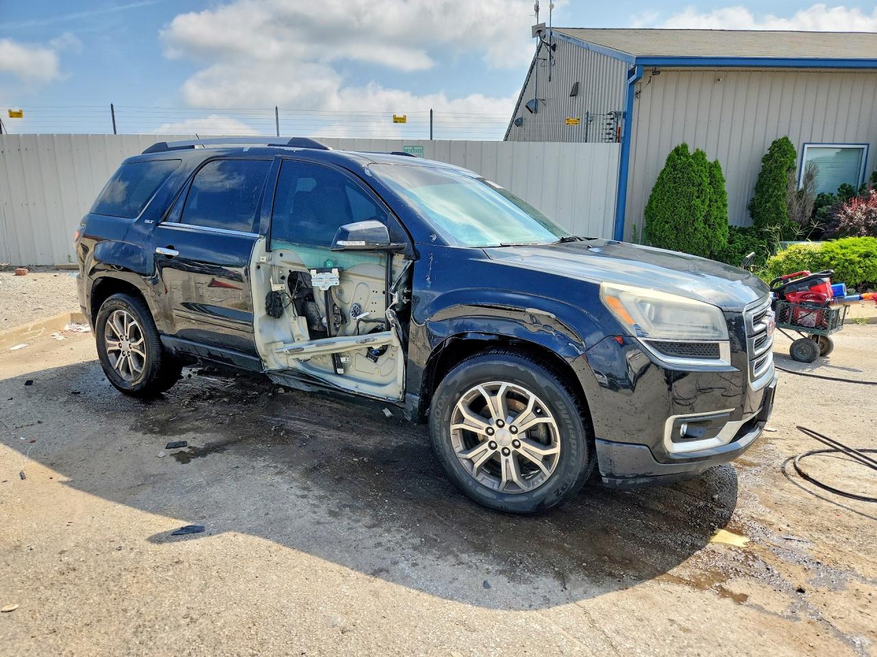 2014 Gmc Acadia Slt-1 Black vin: 1GKKRRKD7EJ276023