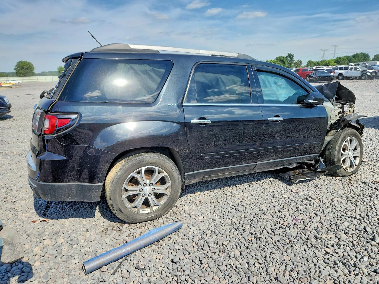 2014 Gmc Acadia Slt-1 Black vin: 1GKKRRKD7EJ377546