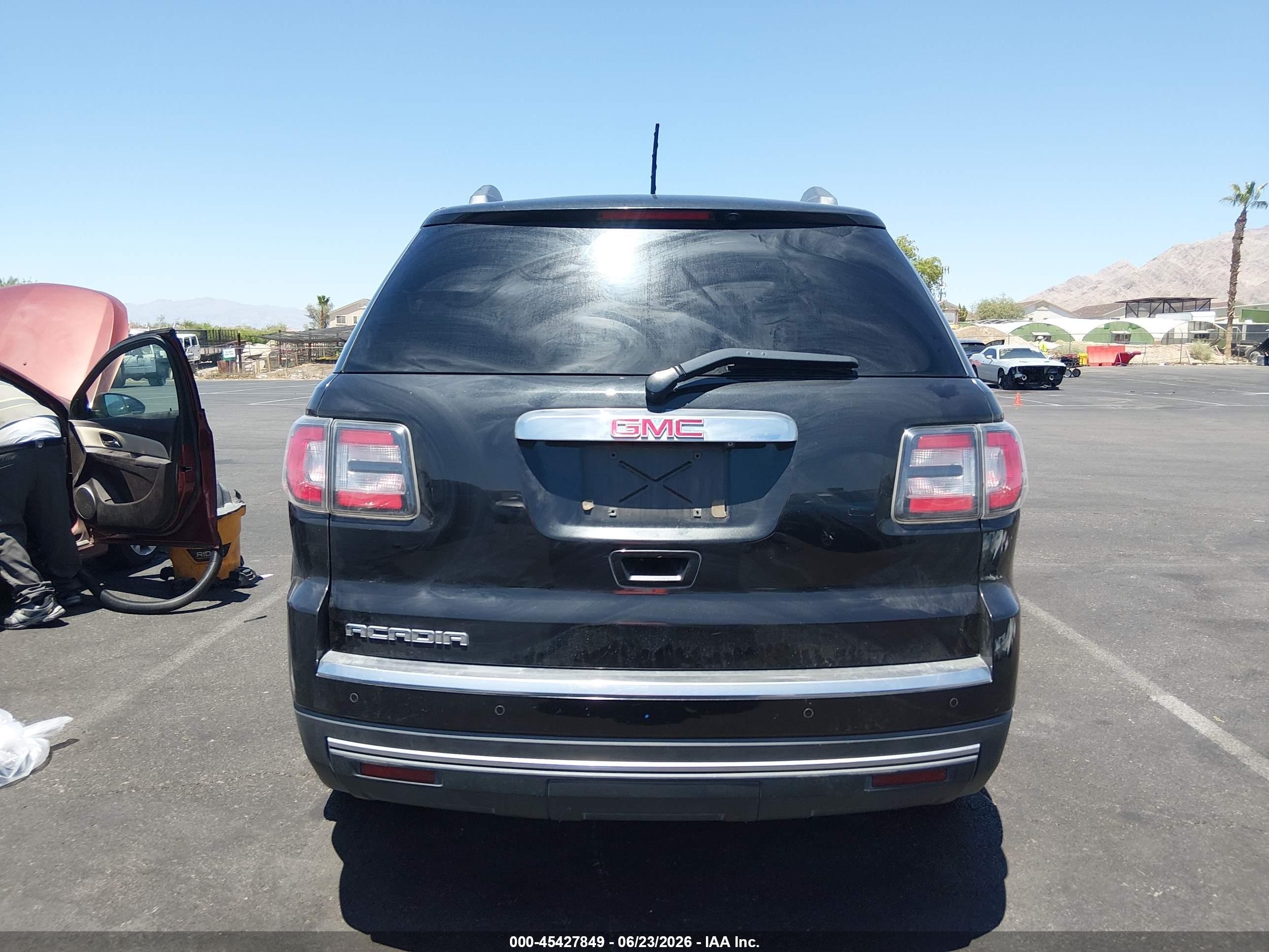 2015 Gmc Acadia Slt-1 Black vin: 1GKKRRKD7FJ290019