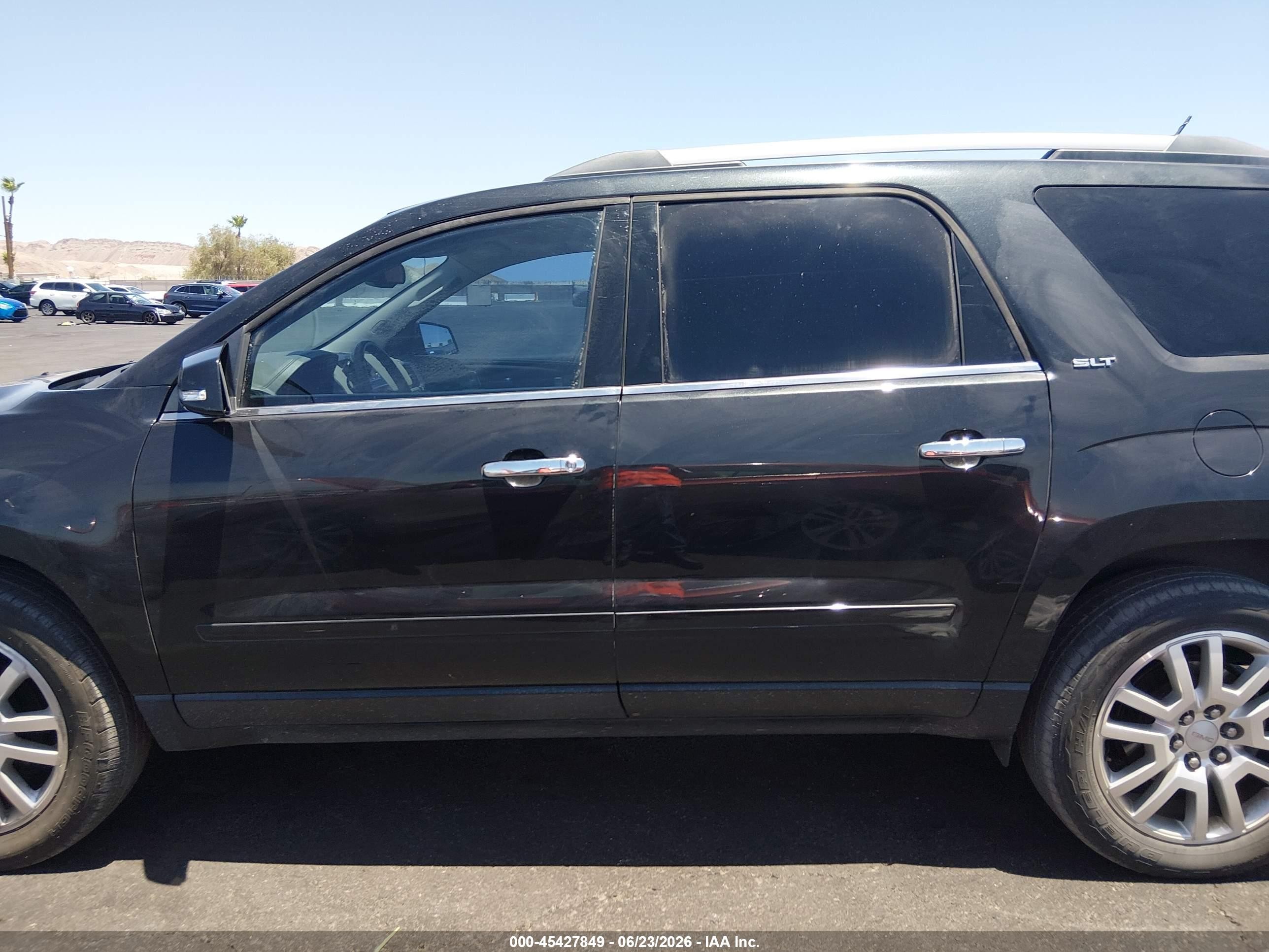 2015 Gmc Acadia Slt-1 Black vin: 1GKKRRKD7FJ290019