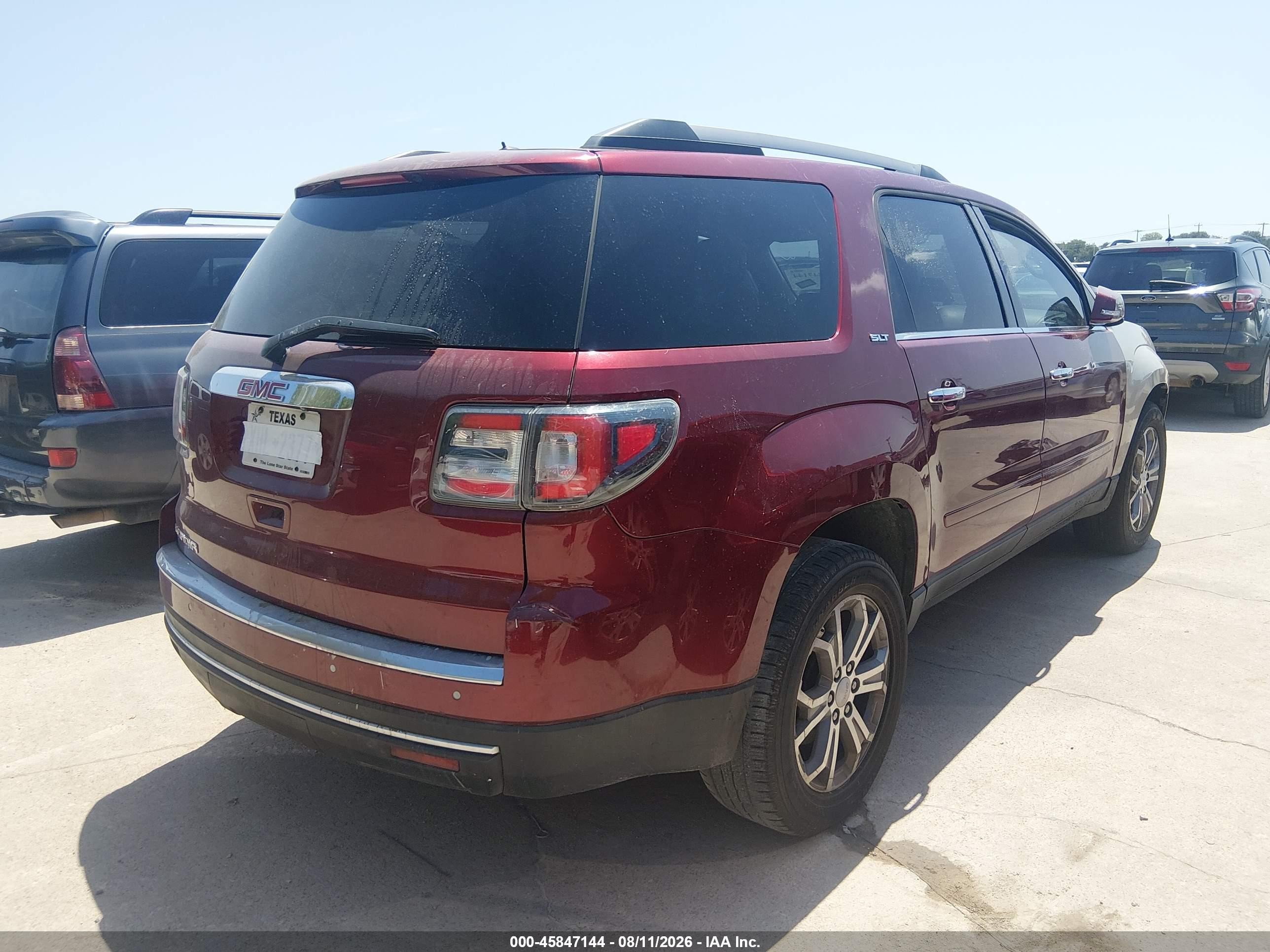2015 Gmc Acadia Slt-1 Бордовый vin: 1GKKRRKD7FJ298766