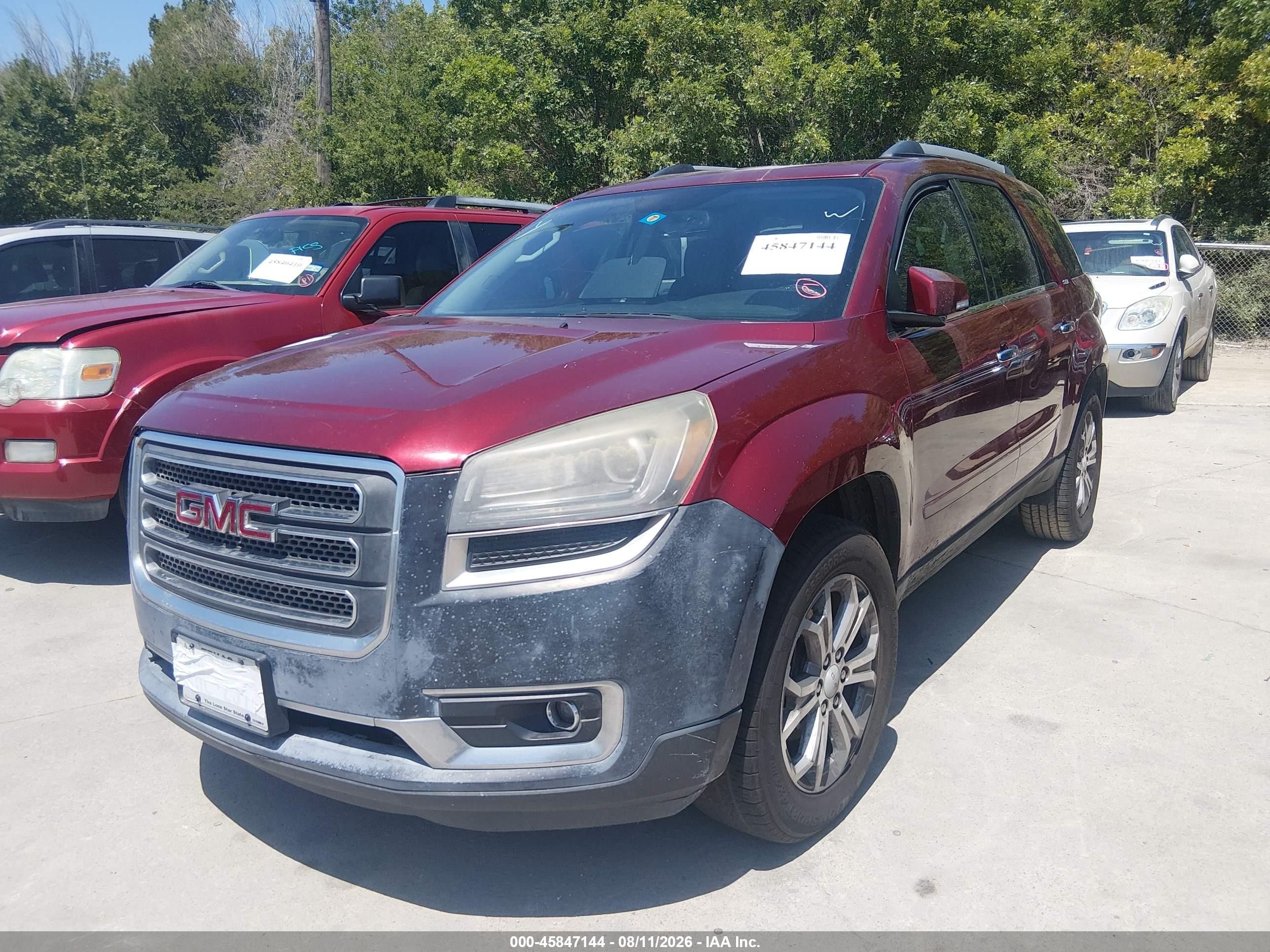 2015 Gmc Acadia Slt-1 Бордовый vin: 1GKKRRKD7FJ298766