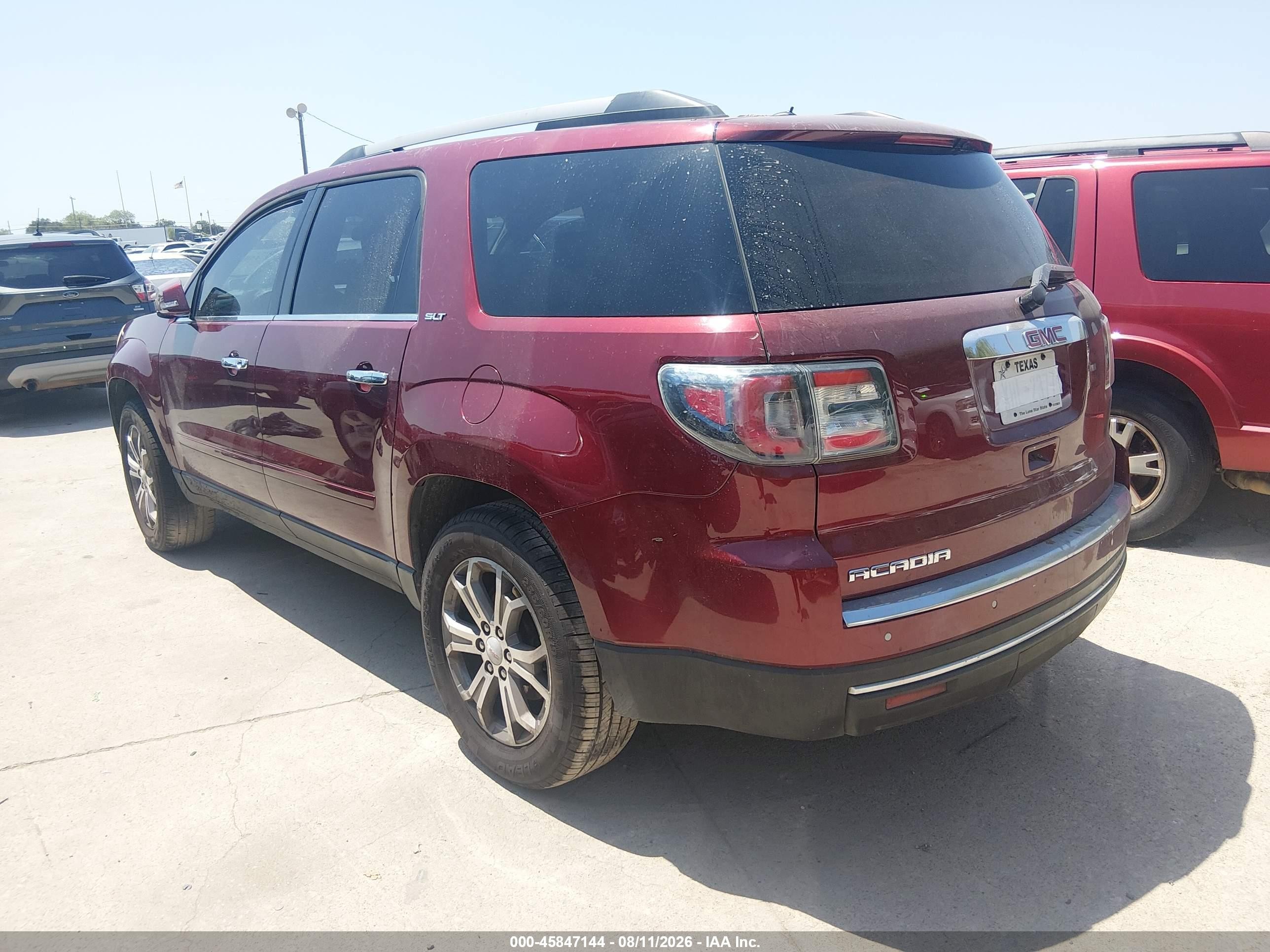 2015 Gmc Acadia Slt-1 Бордовый vin: 1GKKRRKD7FJ298766