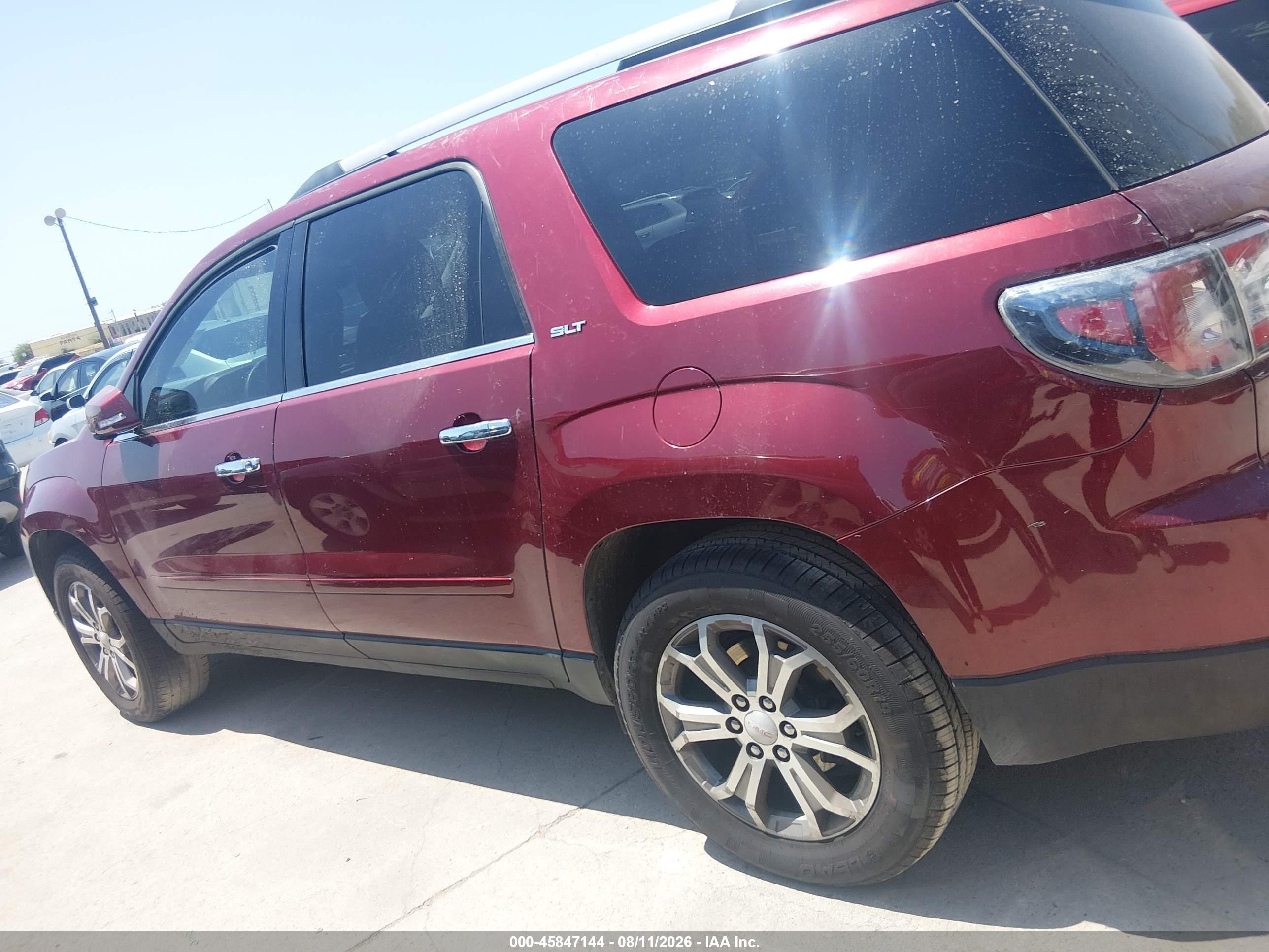 2015 Gmc Acadia Slt-1 Бордовый vin: 1GKKRRKD7FJ298766