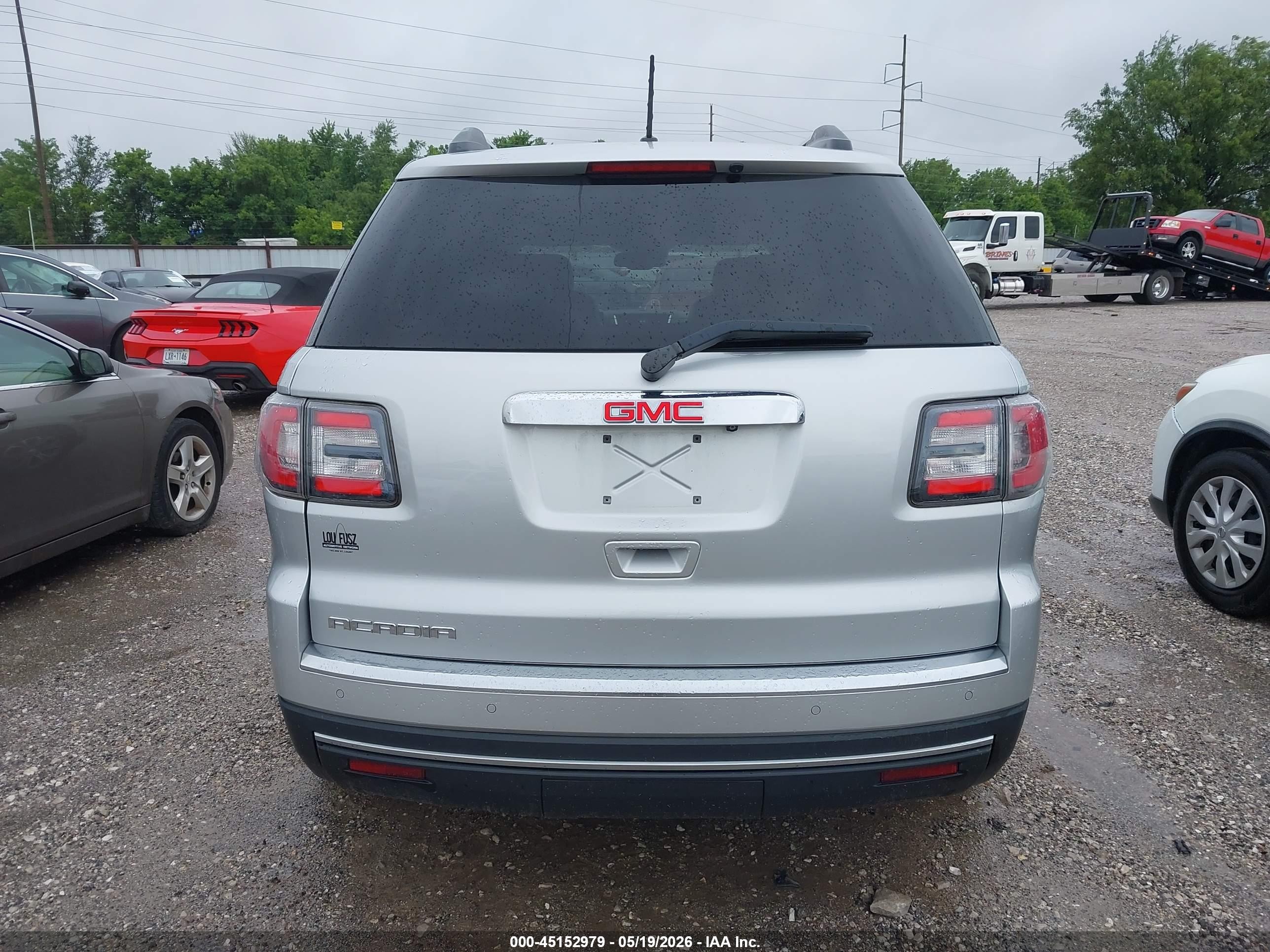 2015 Gmc Acadia Slt-1 Silver vin: 1GKKRRKD7FJ349893