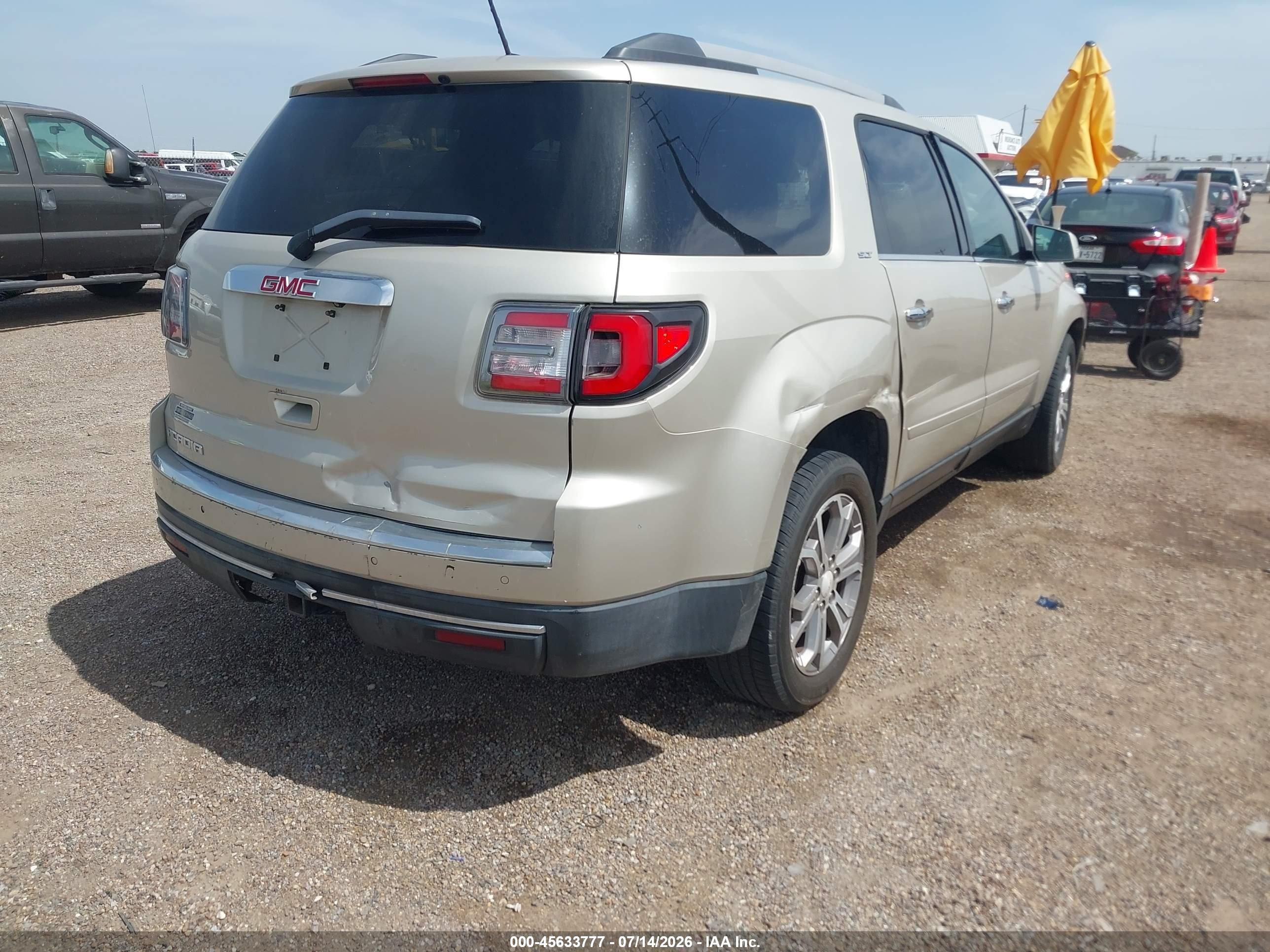 2013 Gmc Acadia Slt-1 Brown vin: 1GKKRRKD8DJ169481