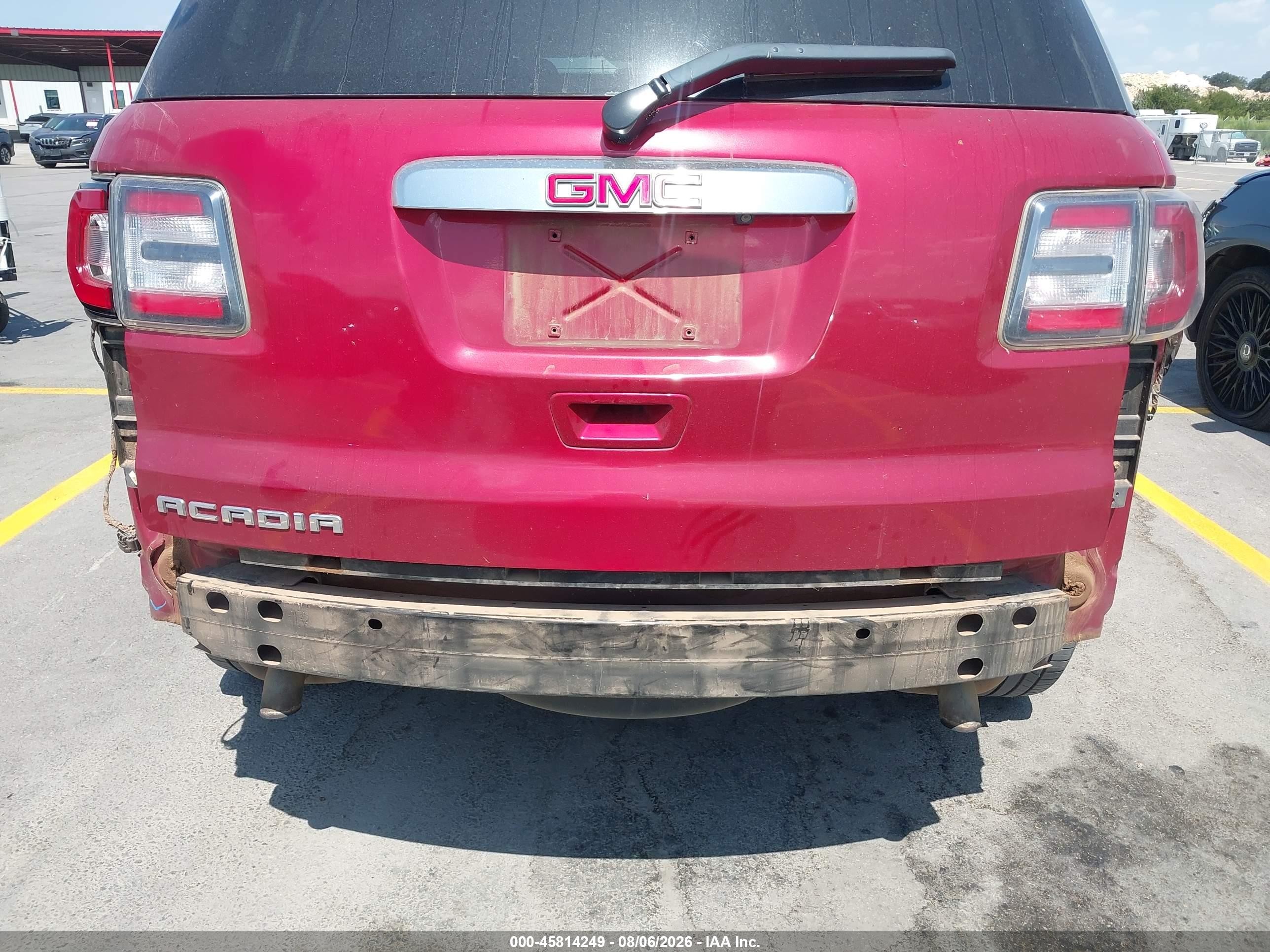 2014 Gmc Acadia Slt-1 Красный vin: 1GKKRRKD8EJ295437