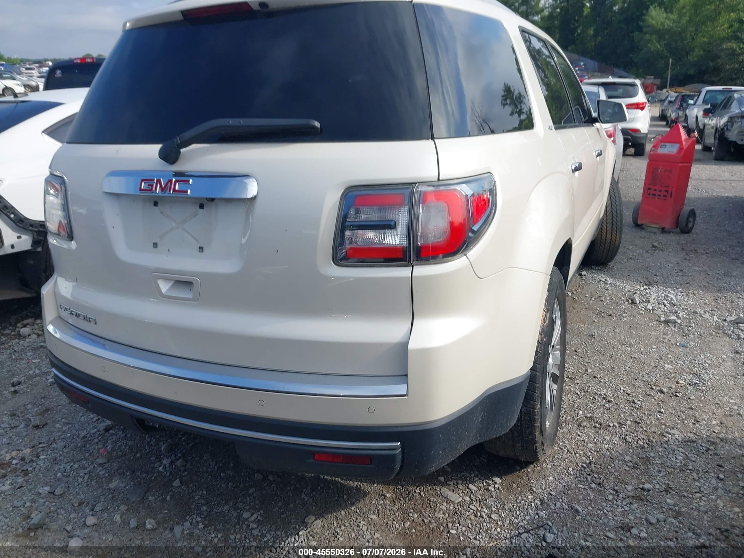 2014 Gmc Acadia Slt-1 Белый vin: 1GKKRRKD8EJ298743
