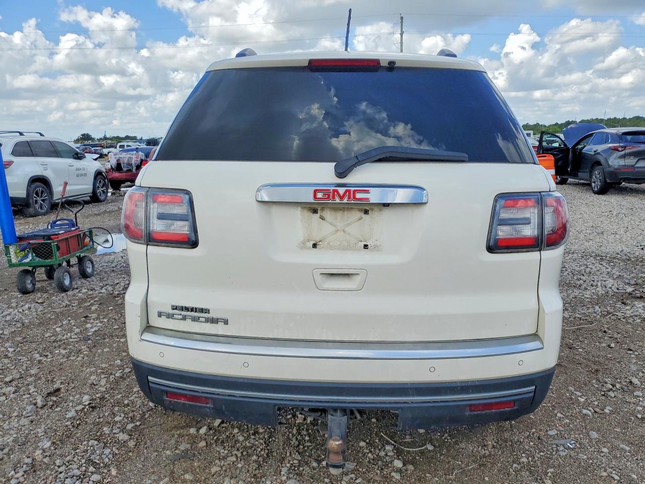 2014 Gmc Acadia Slt-1 White vin: 1GKKRRKD8EJ322975