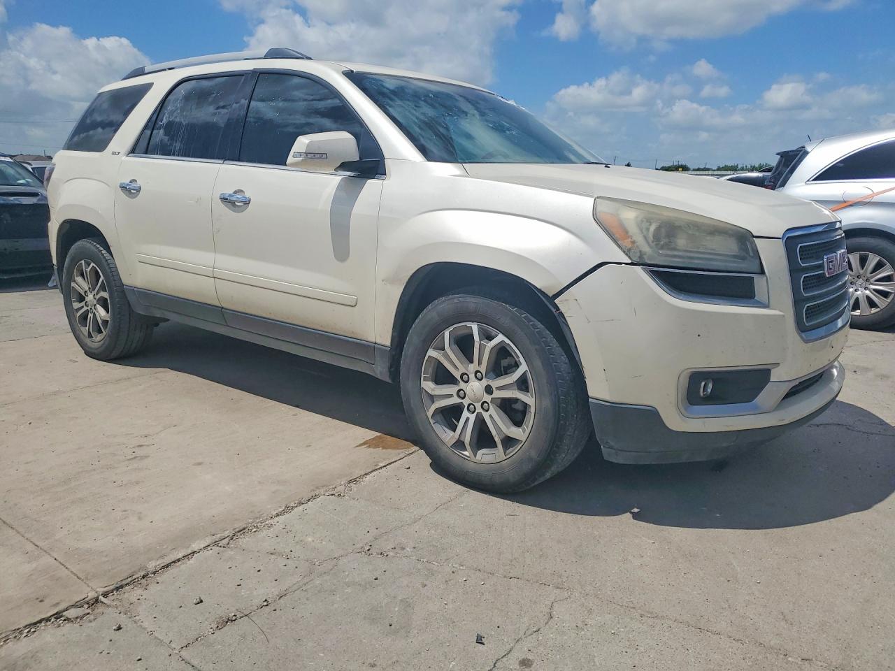 2015 Gmc Acadia Slt-1 White vin: 1GKKRRKD8FJ206953