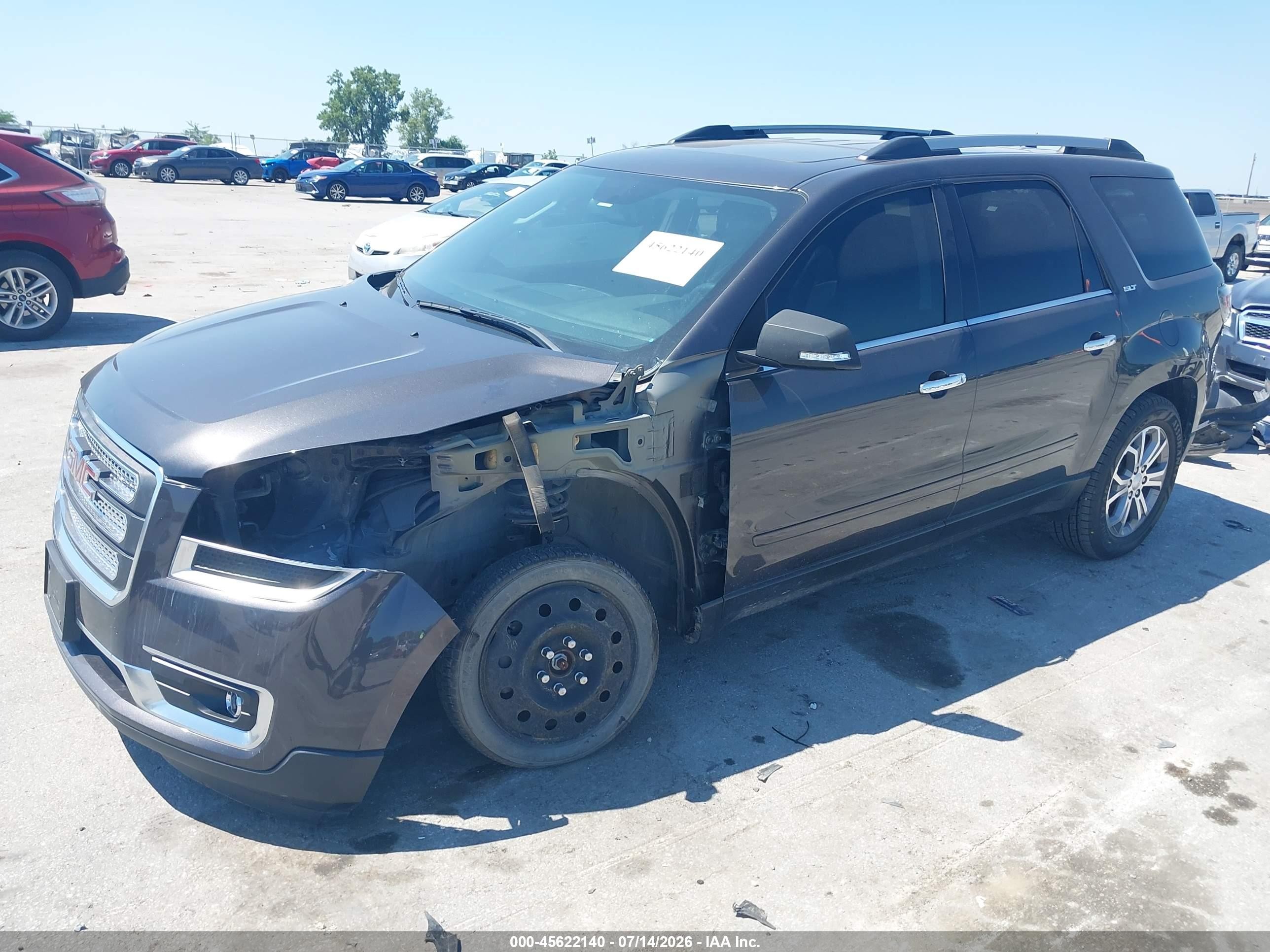 2015 Gmc Acadia Slt-1 Черный vin: 1GKKRRKD8FJ238558