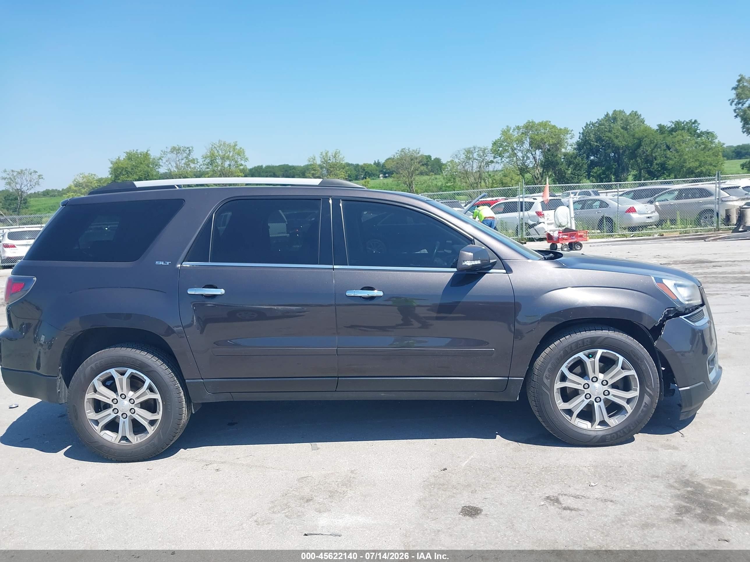 2015 Gmc Acadia Slt-1 Черный vin: 1GKKRRKD8FJ238558