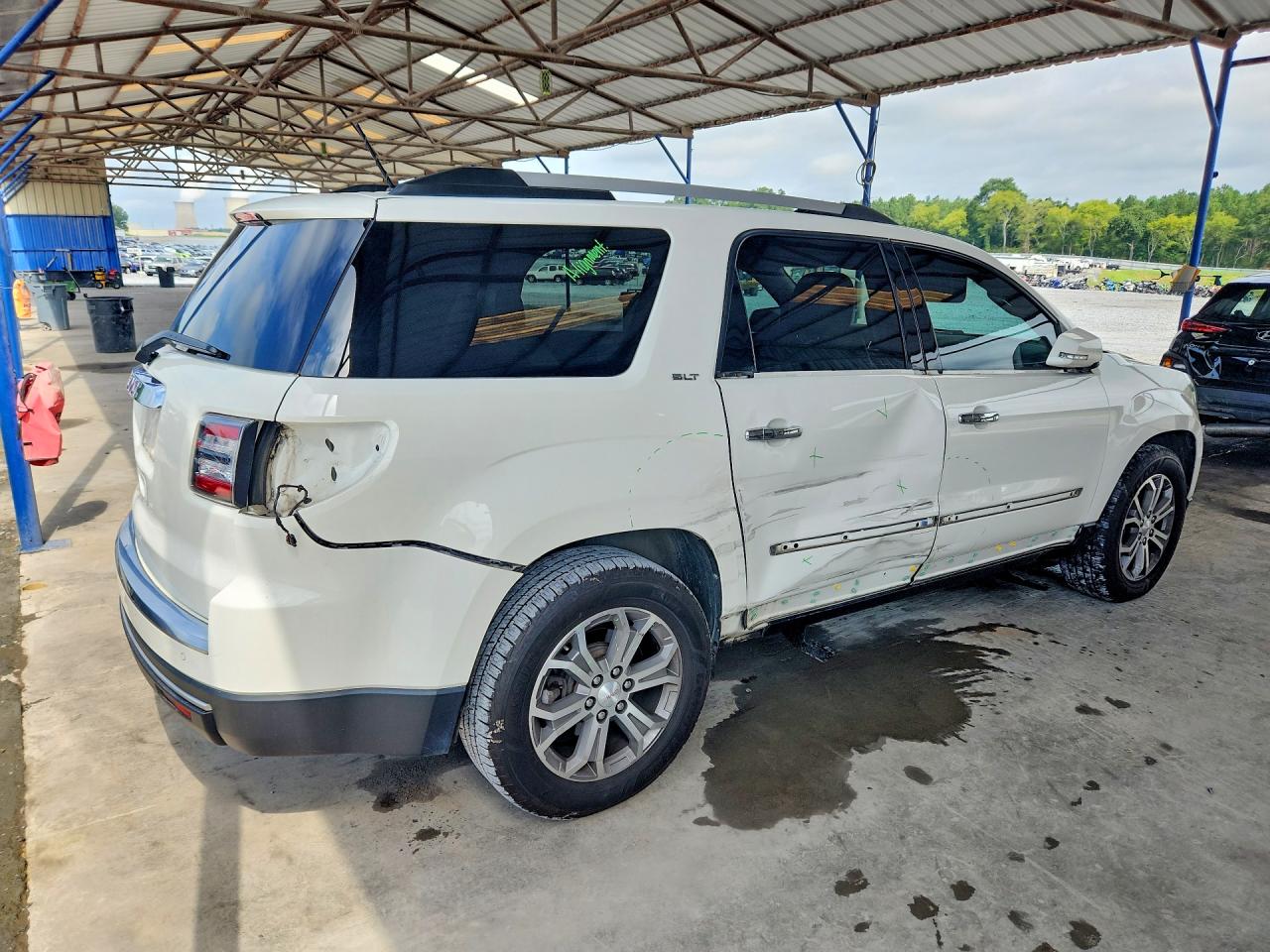 2015 Gmc Acadia Slt-1 Белый vin: 1GKKRRKD8FJ286433