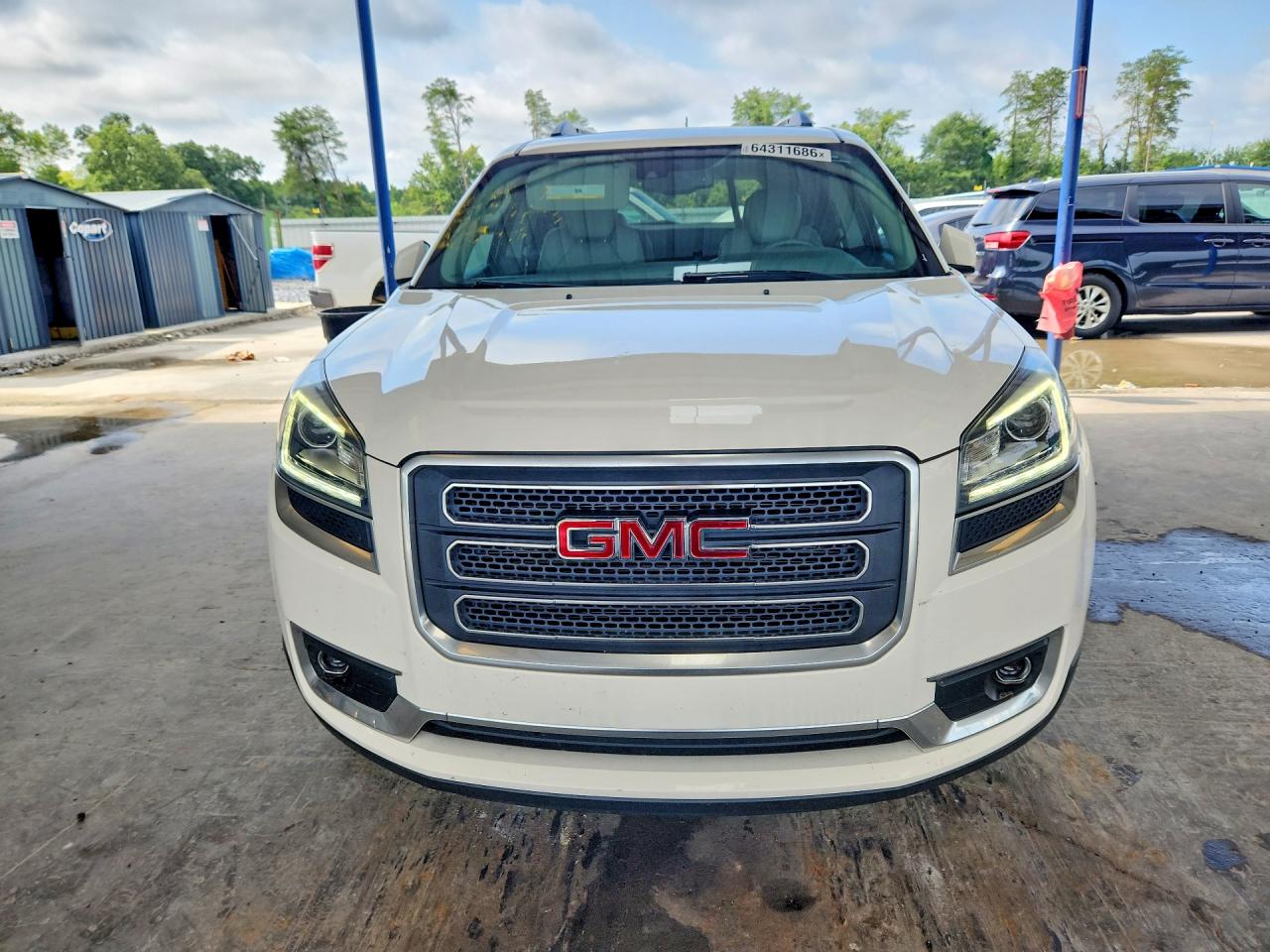 2015 Gmc Acadia Slt-1 Белый vin: 1GKKRRKD8FJ286433