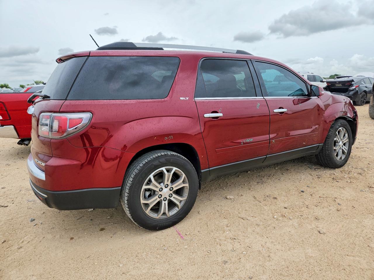 2015 Gmc Acadia Slt-1 Maroon vin: 1GKKRRKD8FJ321147