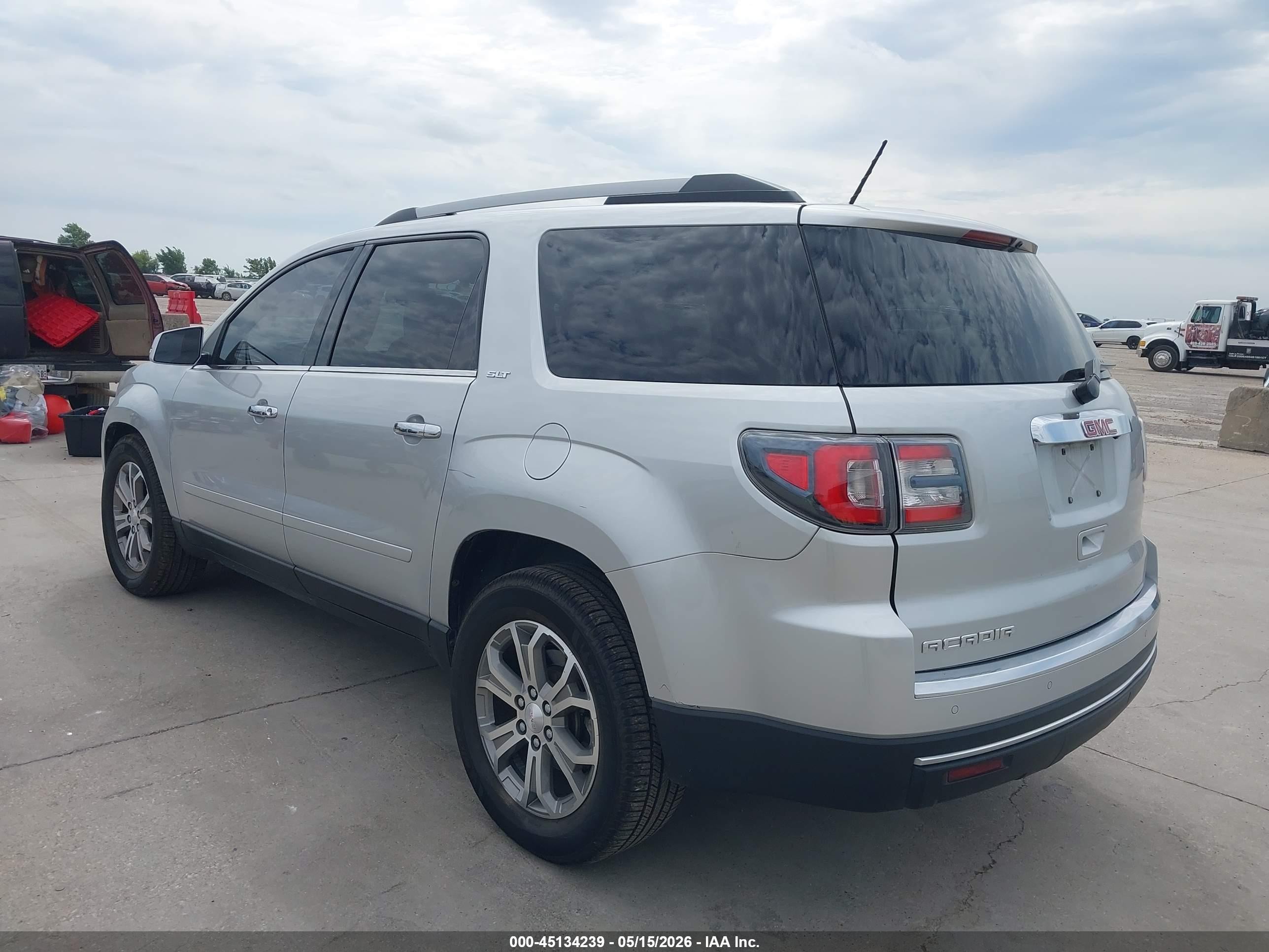 2015 Gmc Acadia Slt-1 Silver vin: 1GKKRRKD8FJ339017