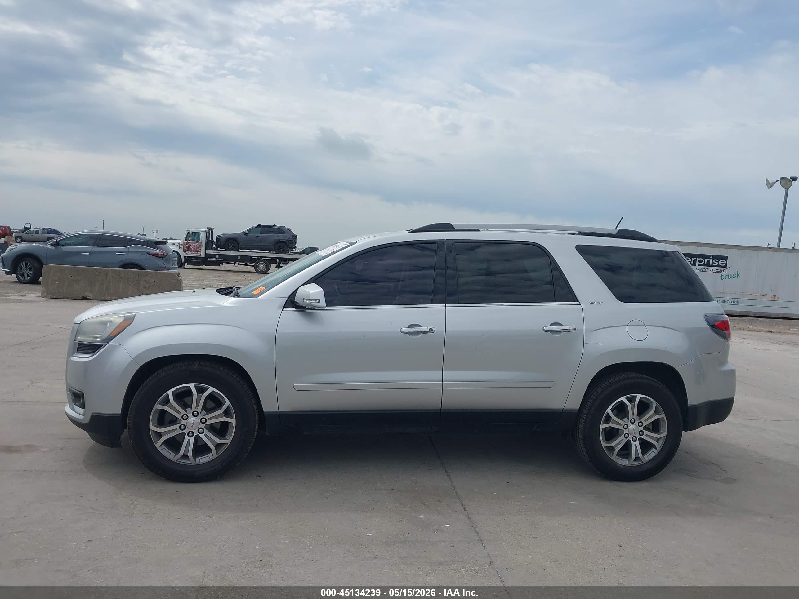 2015 Gmc Acadia Slt-1 Silver vin: 1GKKRRKD8FJ339017