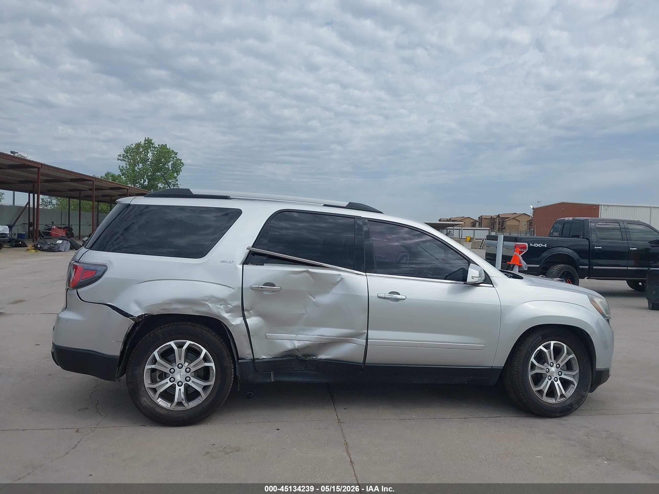 2015 Gmc Acadia Slt-1 Silver vin: 1GKKRRKD8FJ339017