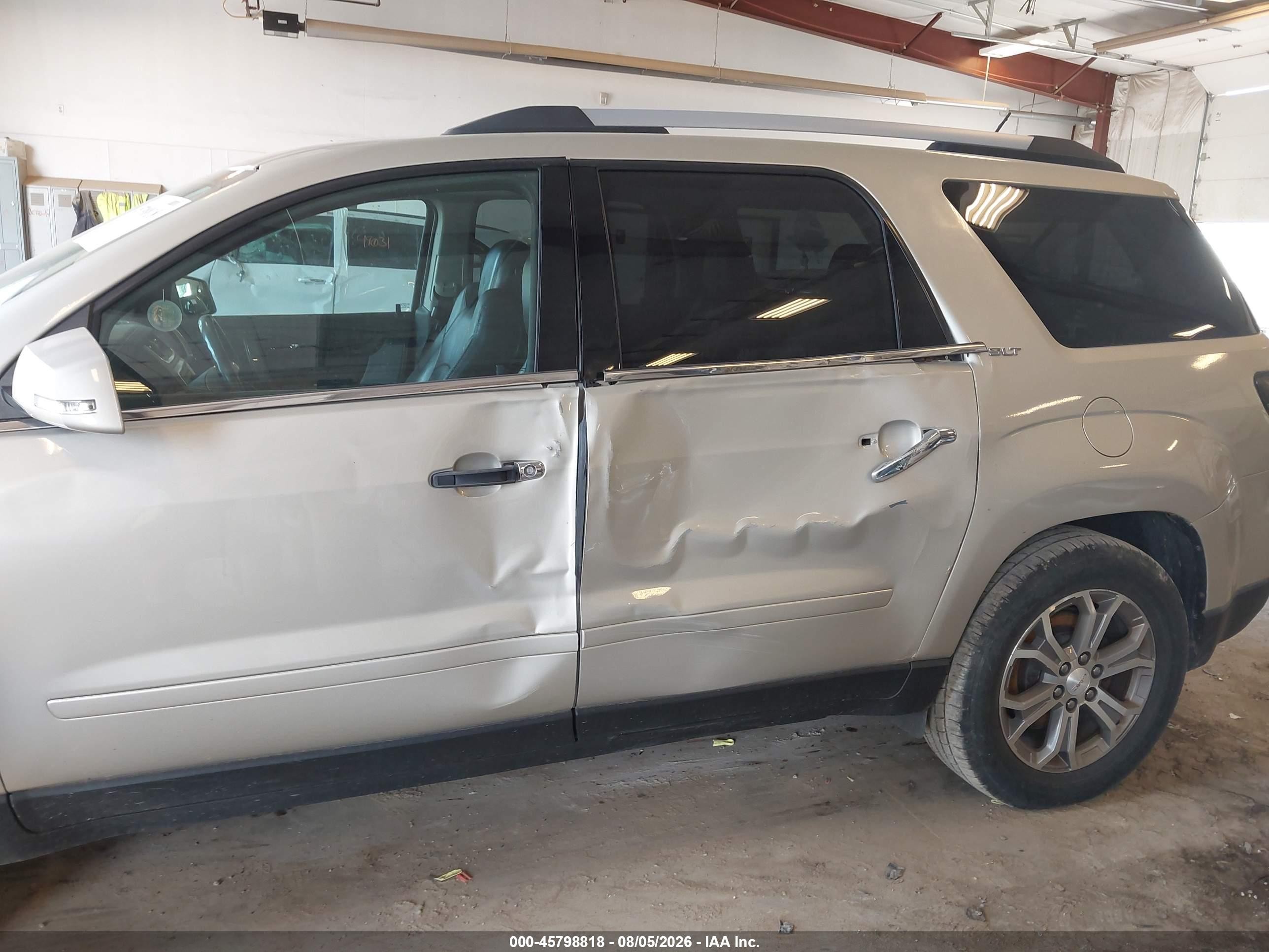 2013 Gmc Acadia Slt-1 Gold vin: 1GKKRRKD9DJ269699