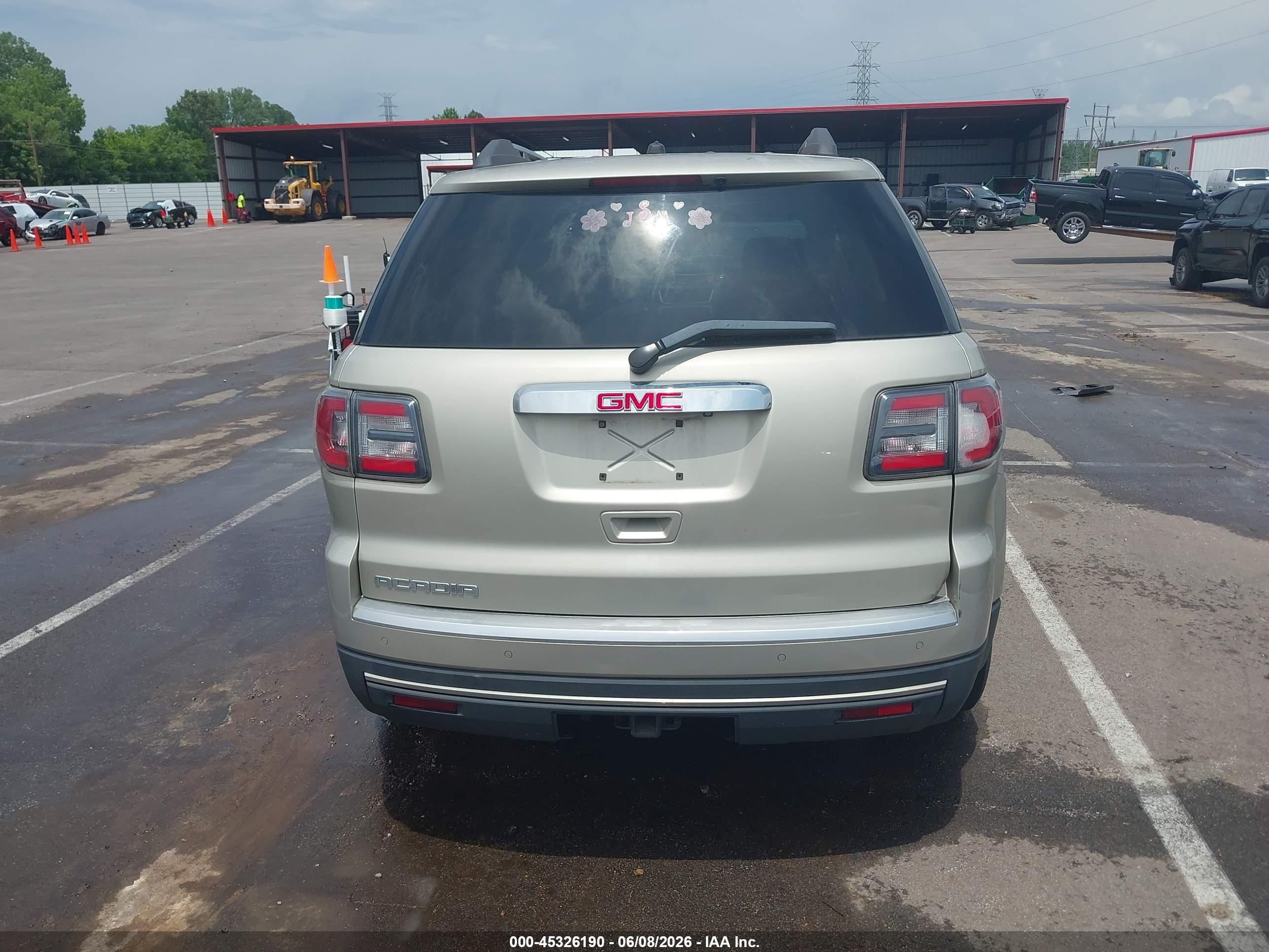 2013 Gmc Acadia Slt-1 Золотой vin: 1GKKRRKDXDJ252877