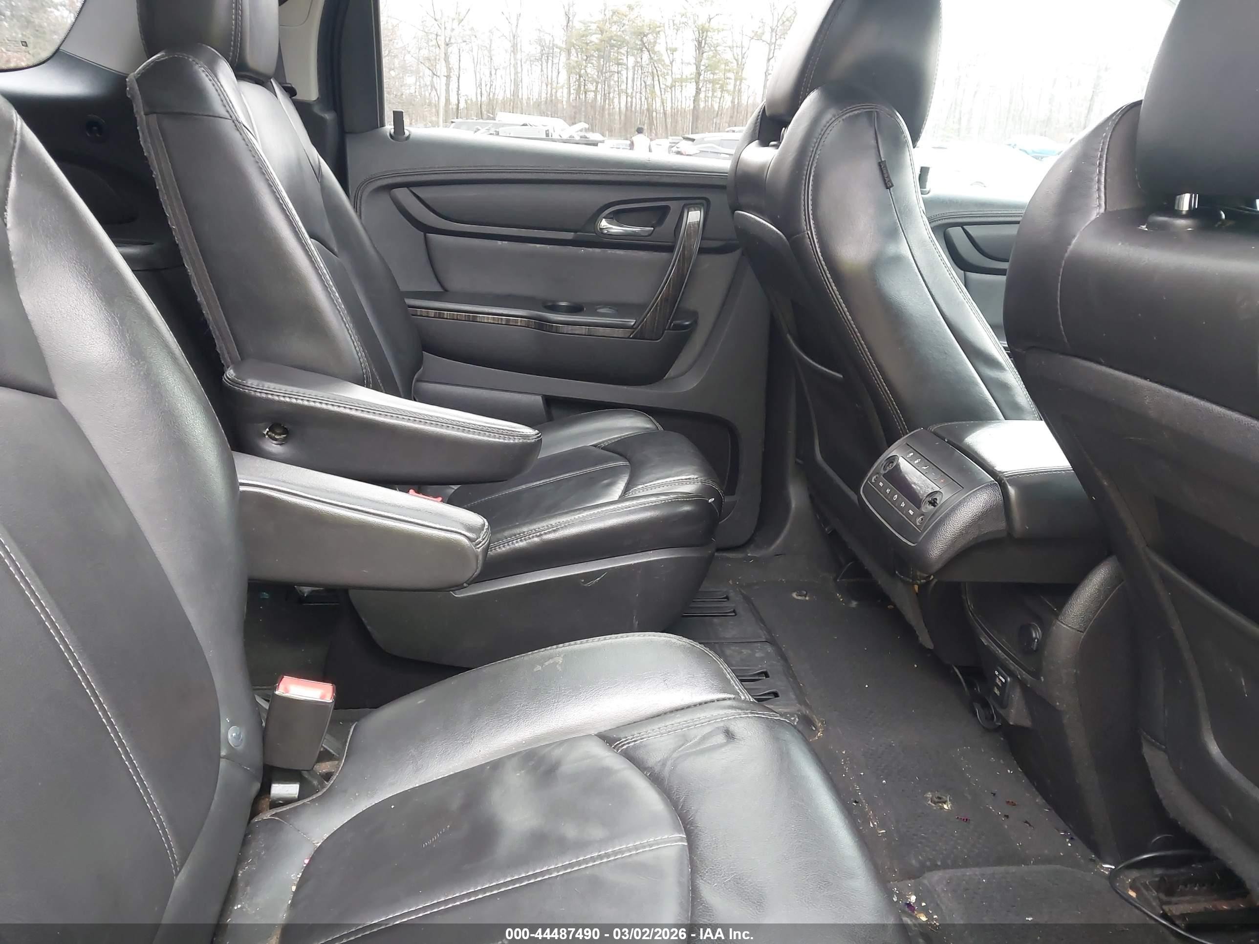 2014 Gmc Acadia Slt-1 Black vin: 1GKKRRKDXEJ161500