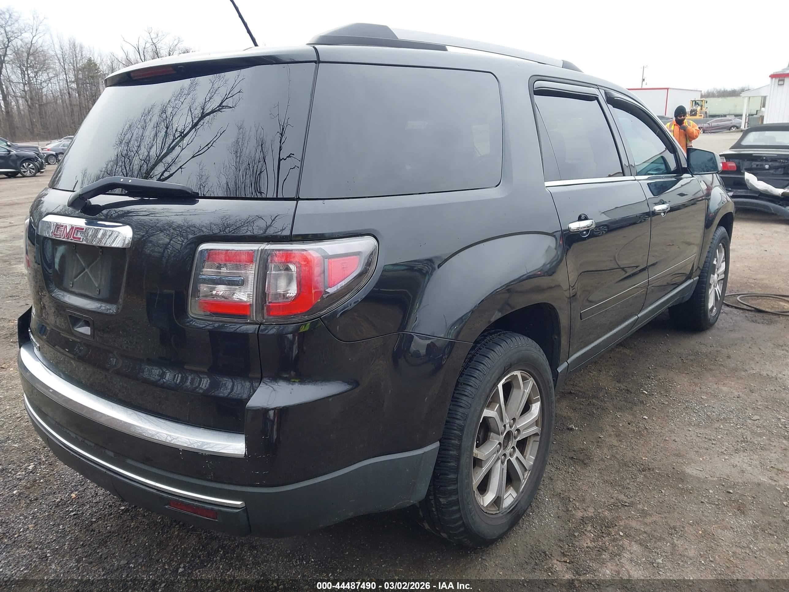 2014 Gmc Acadia Slt-1 Black vin: 1GKKRRKDXEJ161500