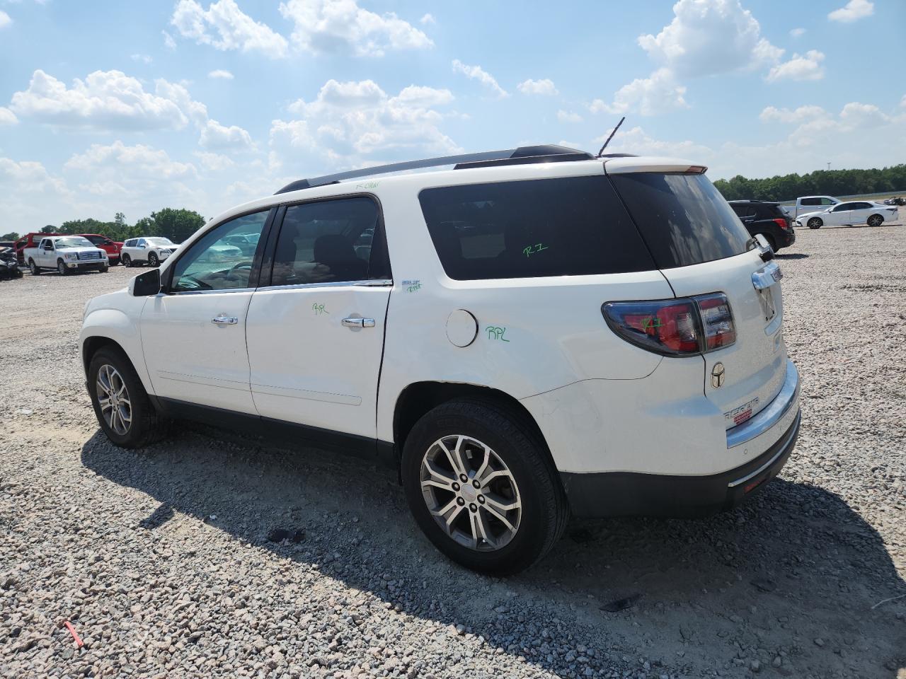 2014 Gmc Acadia Slt-1 White vin: 1GKKRRKDXEJ180189