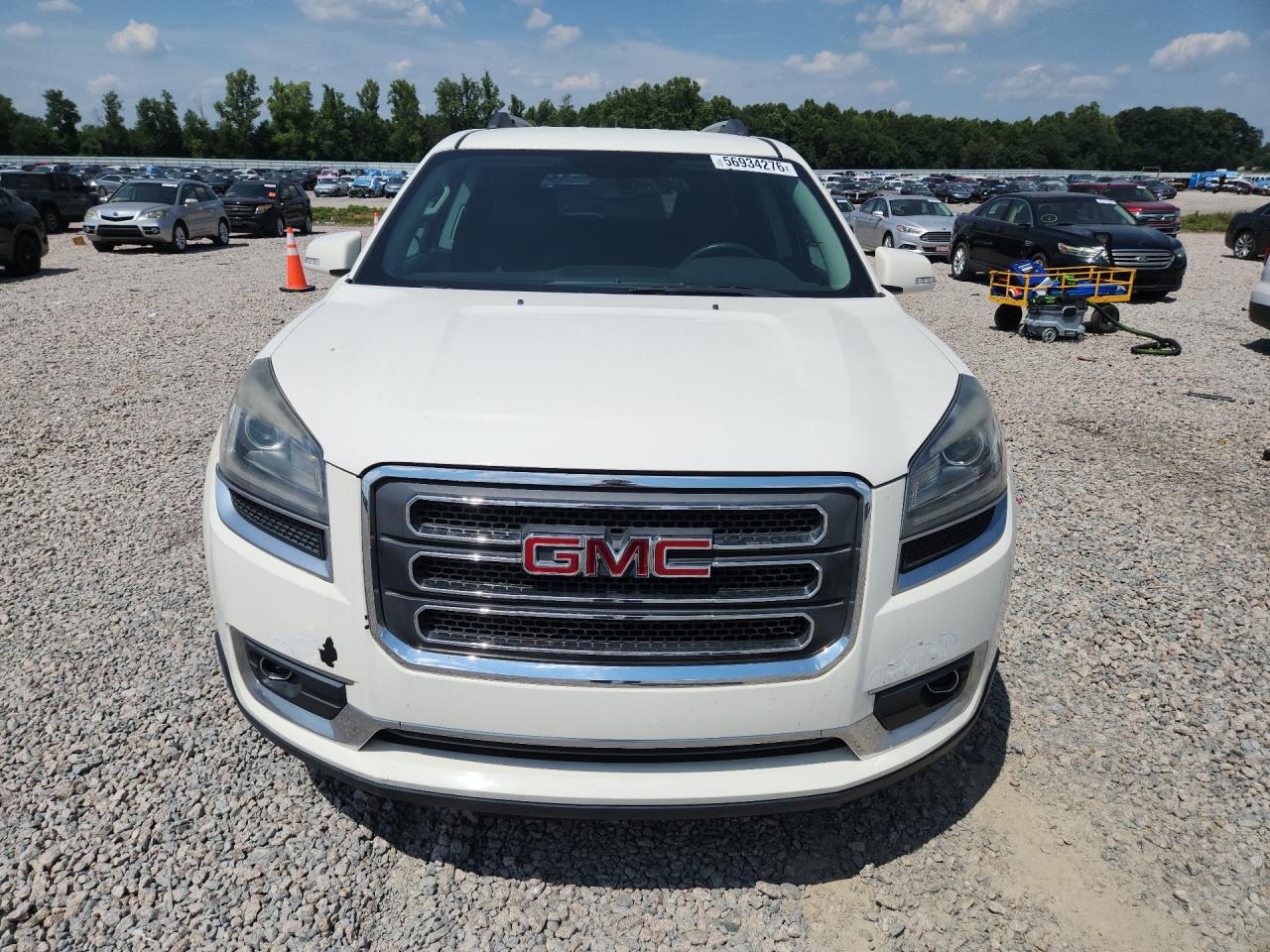 2014 Gmc Acadia Slt-1 White vin: 1GKKRRKDXEJ180189