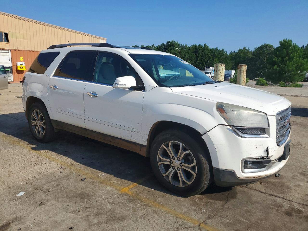 2014 Gmc Acadia Slt-1 White vin: 1GKKRRKDXEJ274315