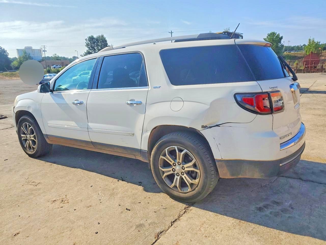 2014 Gmc Acadia Slt-1 White vin: 1GKKRRKDXEJ274315