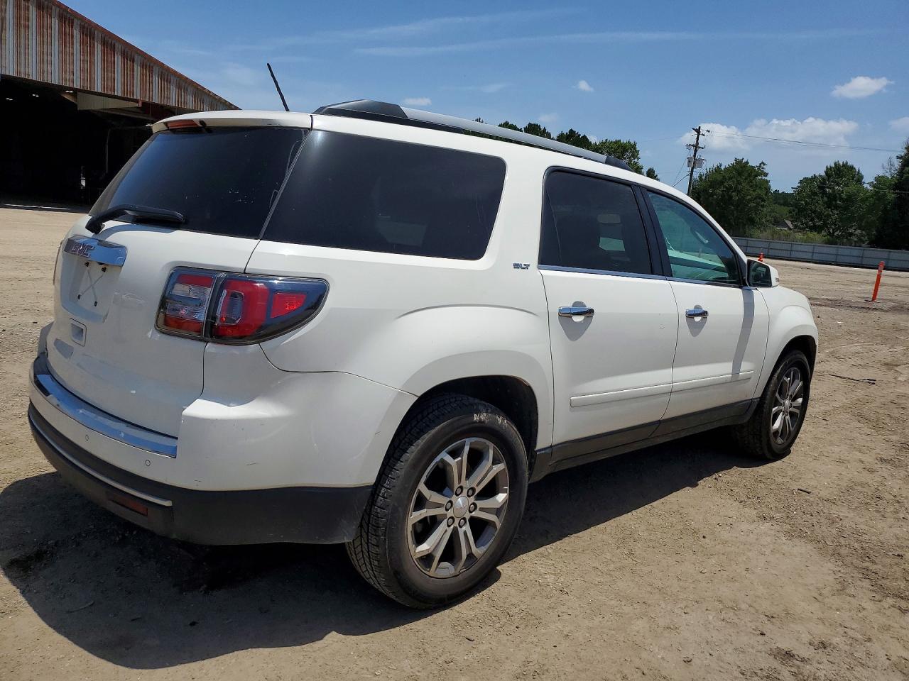 2015 Gmc Acadia Slt-1 White vin: 1GKKRRKDXFJ107602
